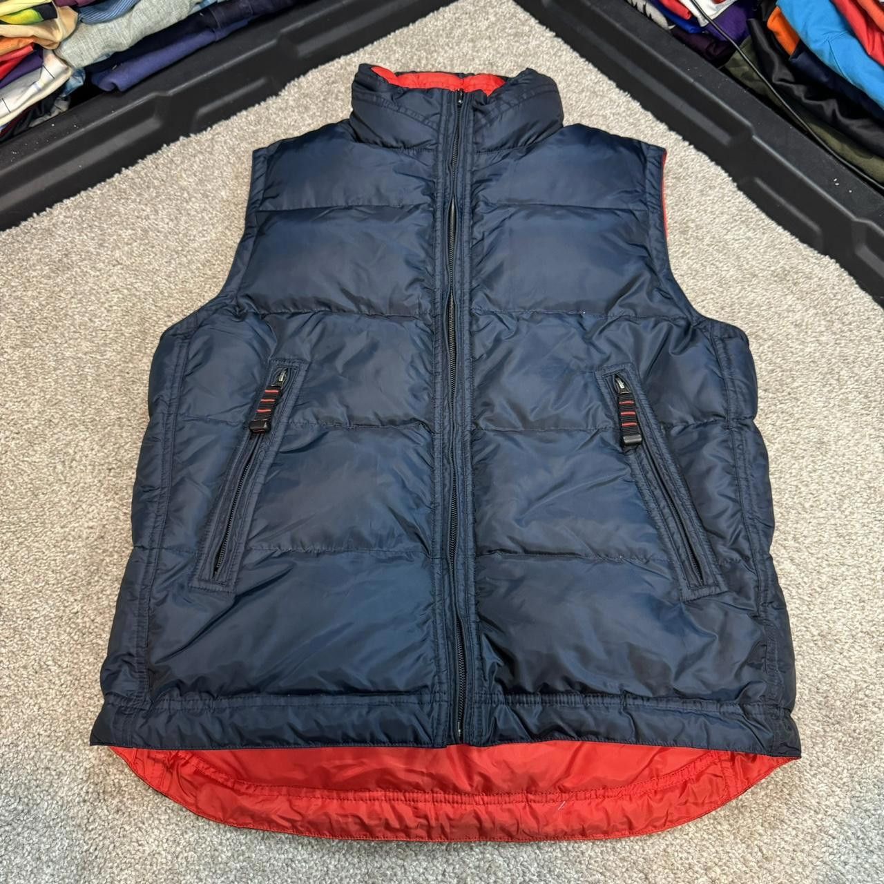 Gap VTG Y2K GAP Reversible Down Filled Nylon Puffer Vest Size US XS / EU 42 / 0 - 1 Thumbnail