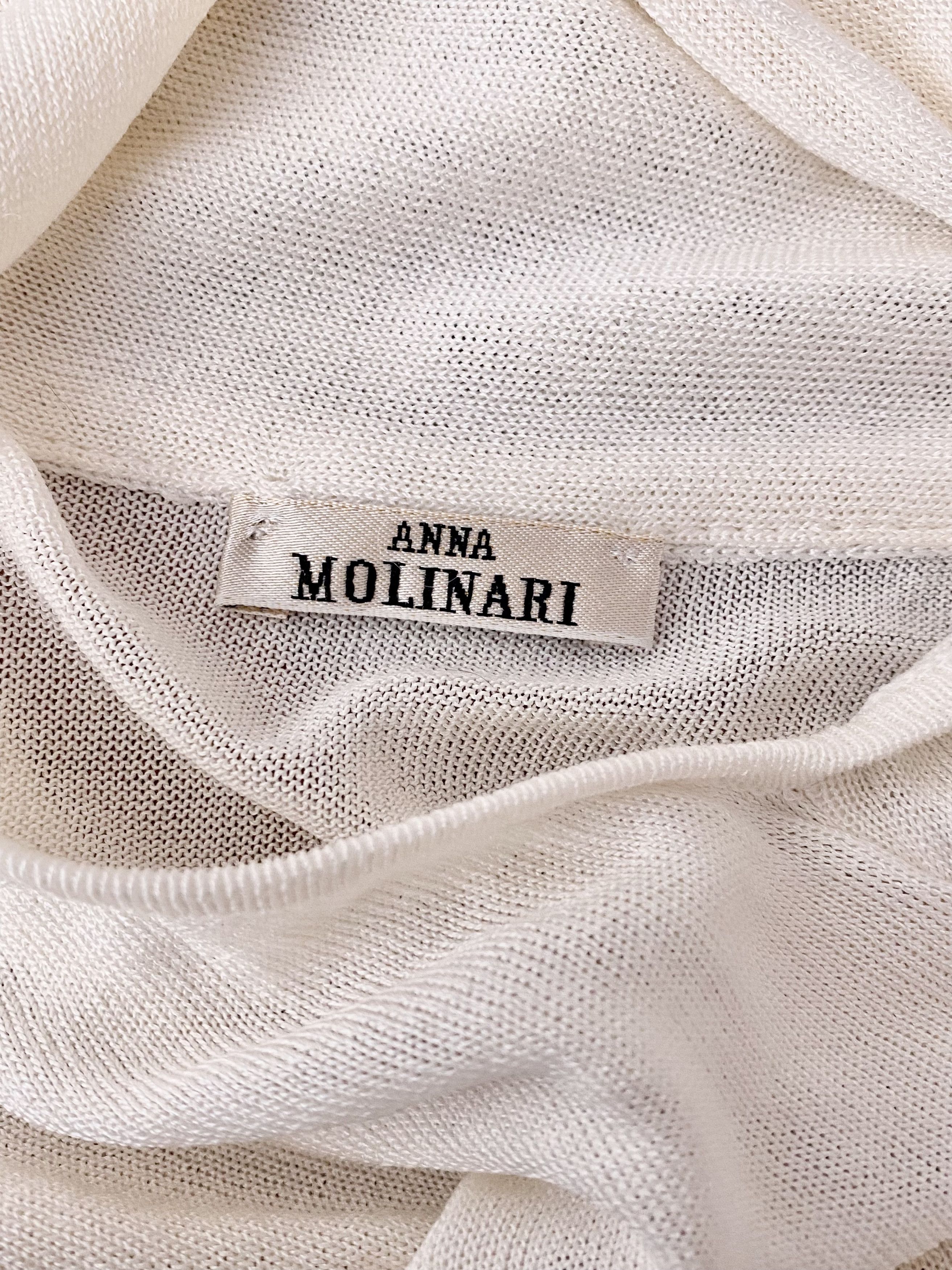 Designer Ana Molinari - Creme wrap camisole blouse Size ONE SIZE - 9 Thumbnail