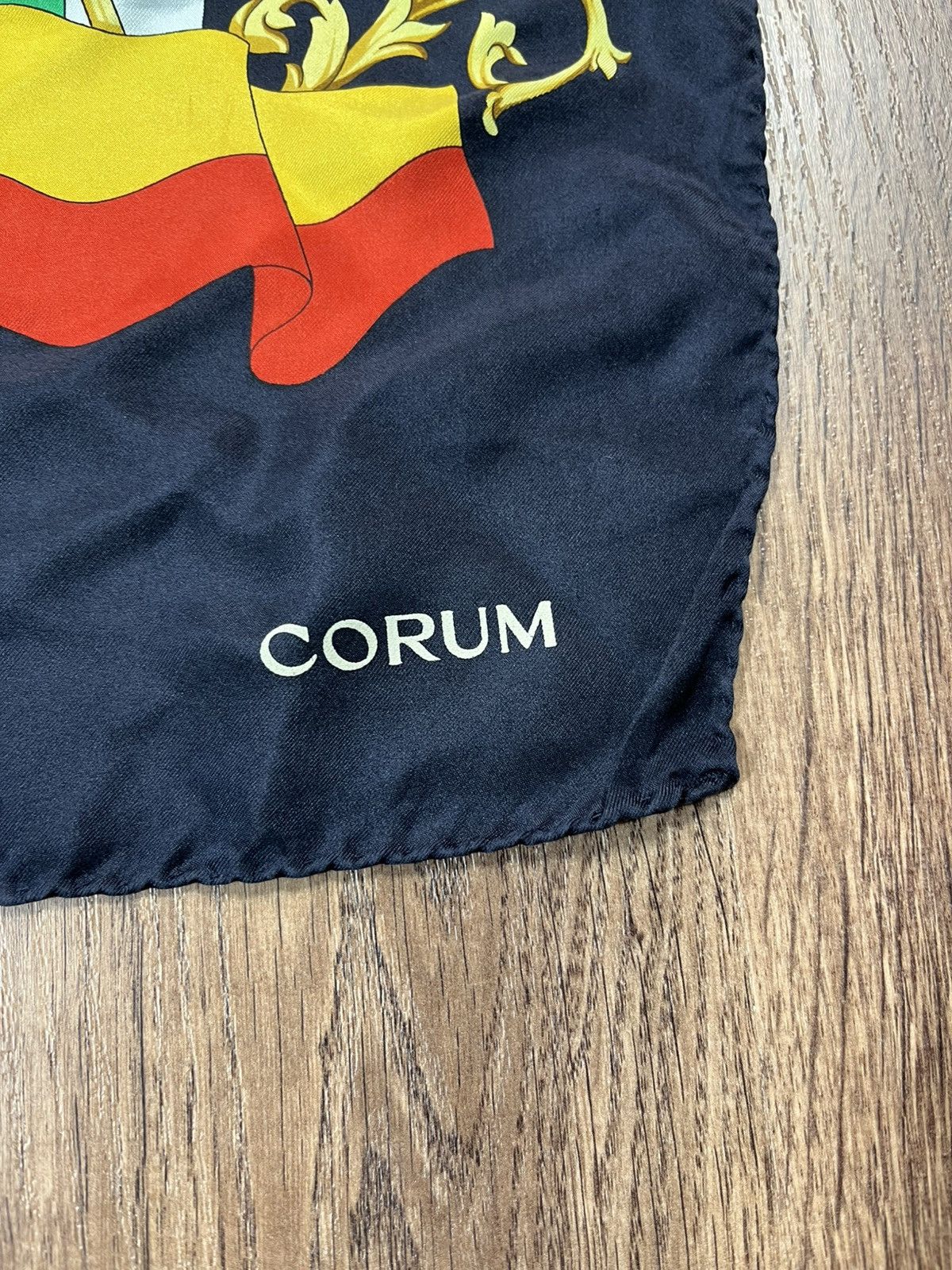 Vintage ⌚️Corum Vintage Silk Scarf⌚️ Size ONE SIZE - 8 Thumbnail