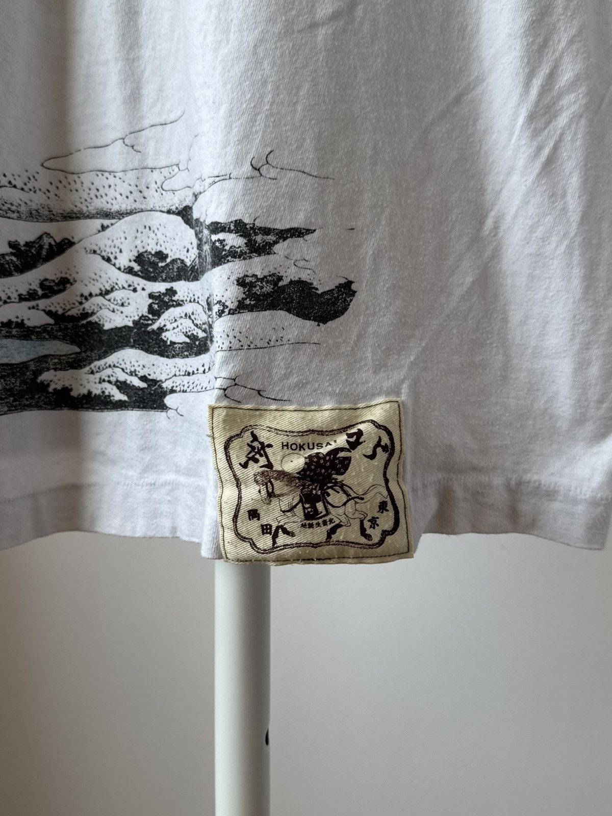 Japanese Brand 🇯🇵 Vintage 90s Kume JP Tokyo Hokusai T-Shirt kapital Y2K Size US M / EU 48-50 / 2 - 6 Thumbnail