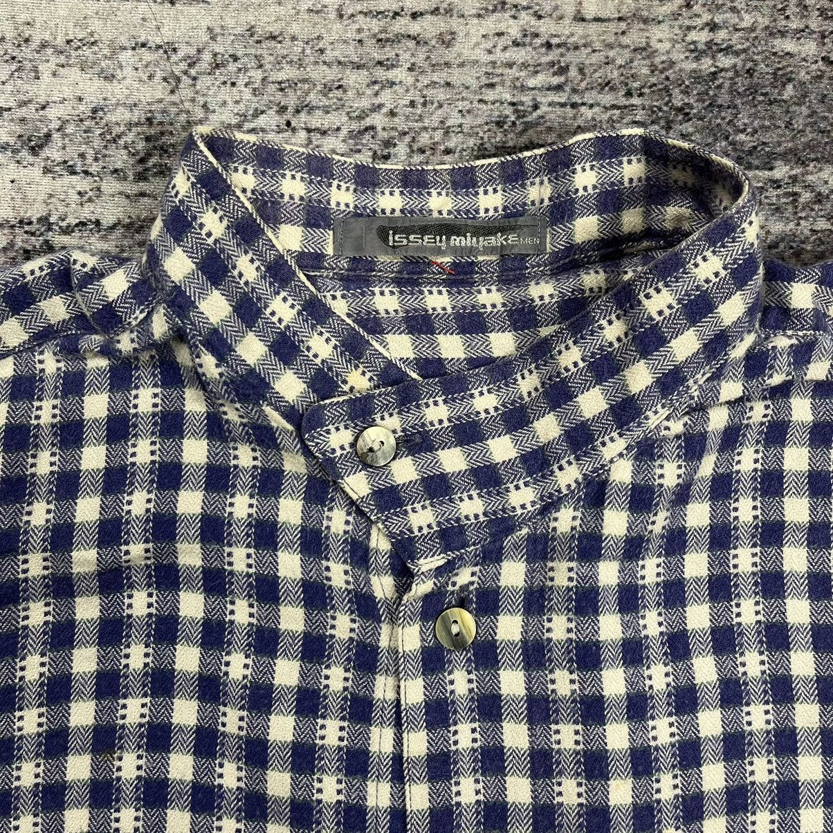Issey Miyake × Japanese Brand Archive Vintage 80s Issey Miyake Men flannel shirt Size US M / EU 48-50 / 2 - 3 Thumbnail