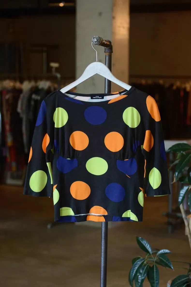 Comme des Garcons Comme Des Garcons size F Neon Polka Dot Sleeveless Top Size XS / US 0-2 / IT 36-38 - 1 Thumbnail