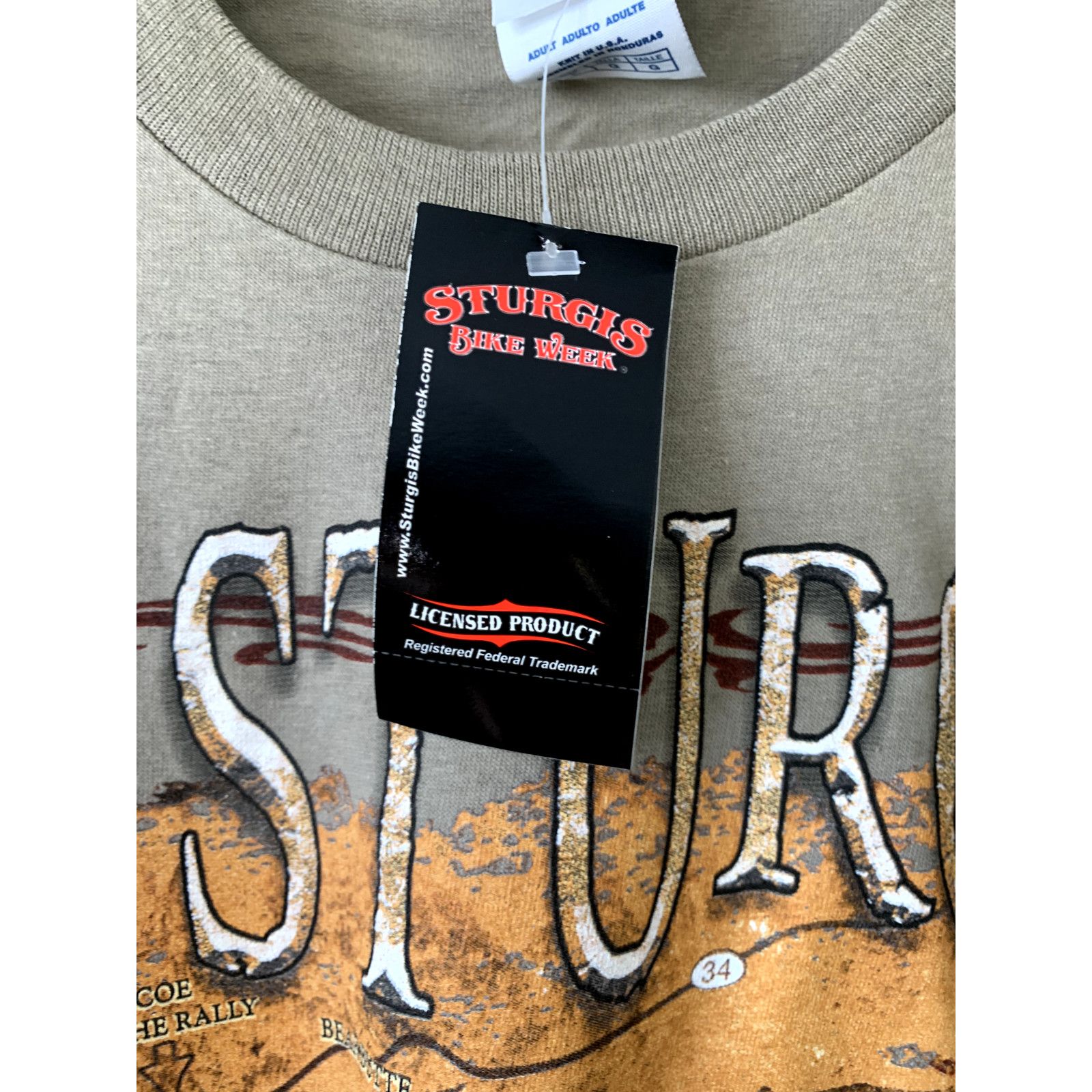 Other NWT 2007 Sturgis Bike Week Motorcycle Biker Graphic Tee Size US L / EU 52-54 / 3 - 7 Thumbnail