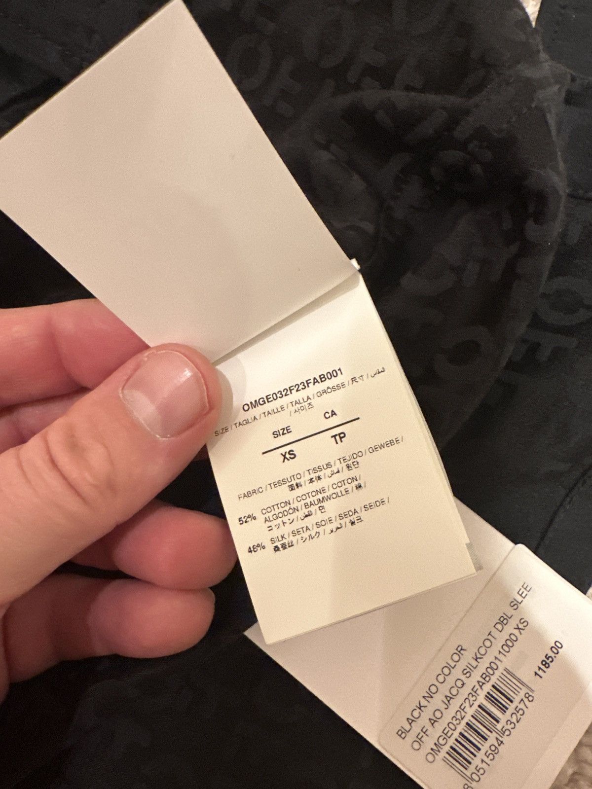 Off-White Off-White Monogram Jacquard Double-Sleeve Size US XS / EU 42 / 0 - 8 Thumbnail