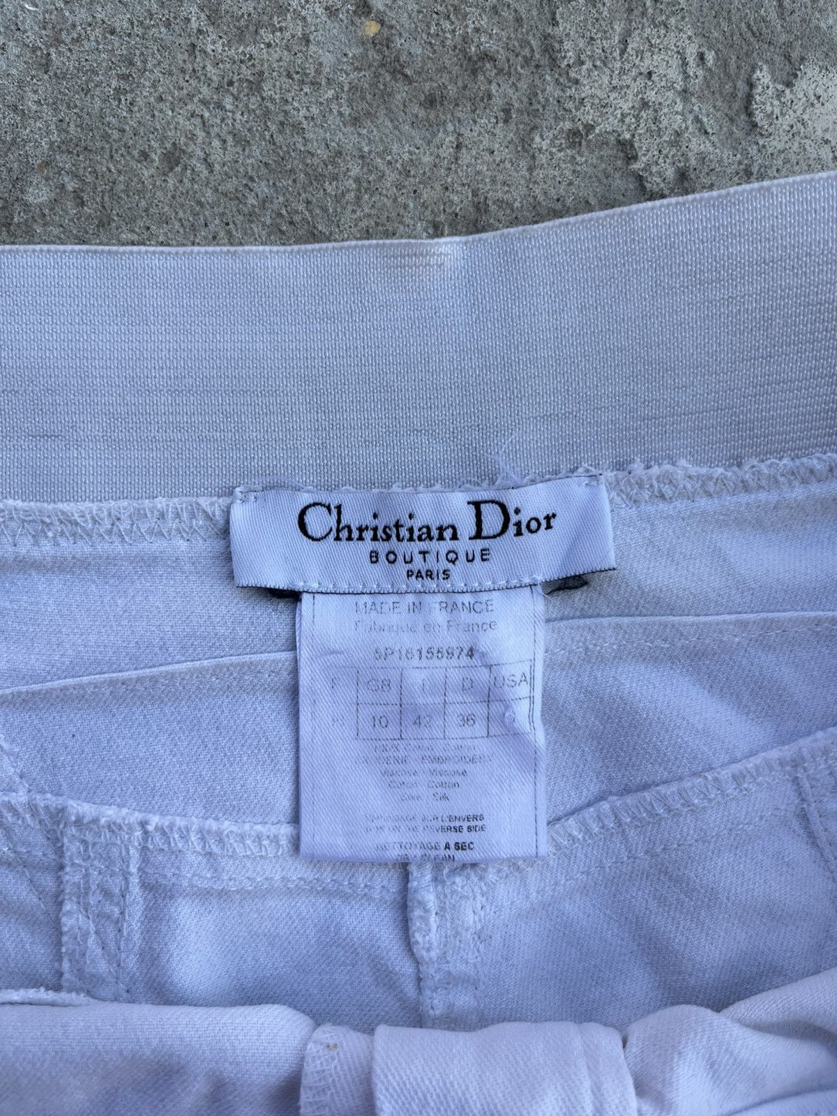 Dior × John Galliano SS2005 Christian Dior by John Galliano Jeans Denim Pants Y2K Size 28" / US 6 / IT 42 - 4 Thumbnail