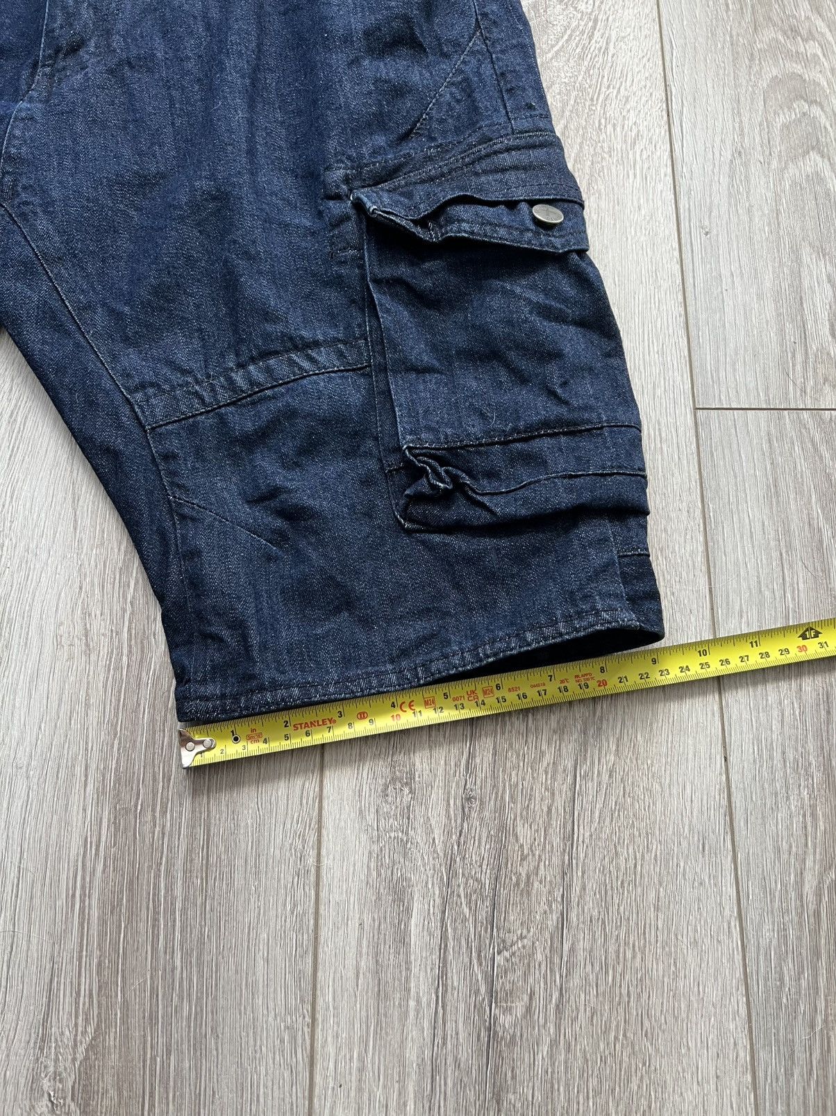 Criminal Damage Criminal Damage Cargo Denim Shorts Casual Blue Size 34 Size US 34 / EU 50 - 20 Thumbnail