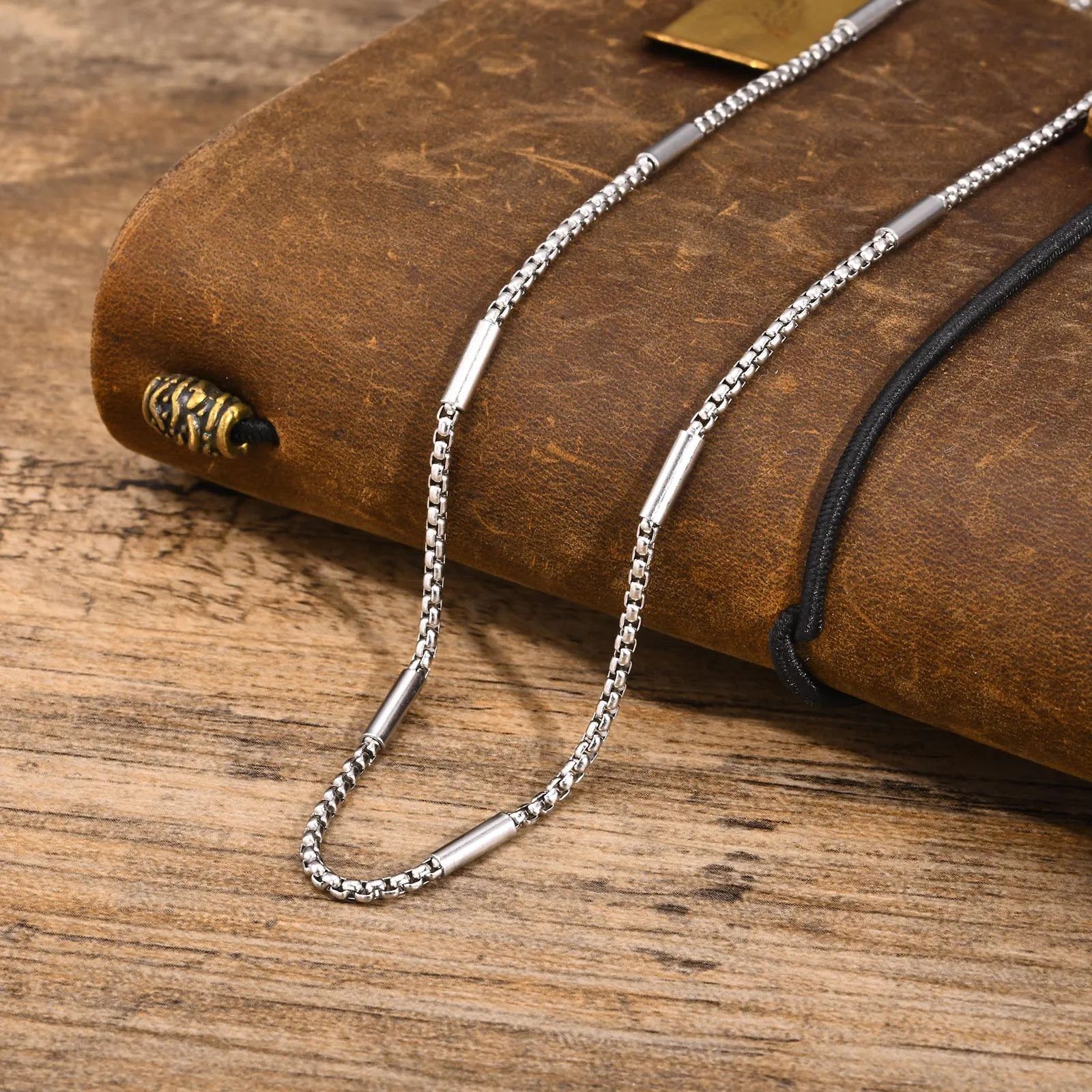 Jewelry × Vintage Square Pearl Chain Necklace Size ONE SIZE - 2 Thumbnail