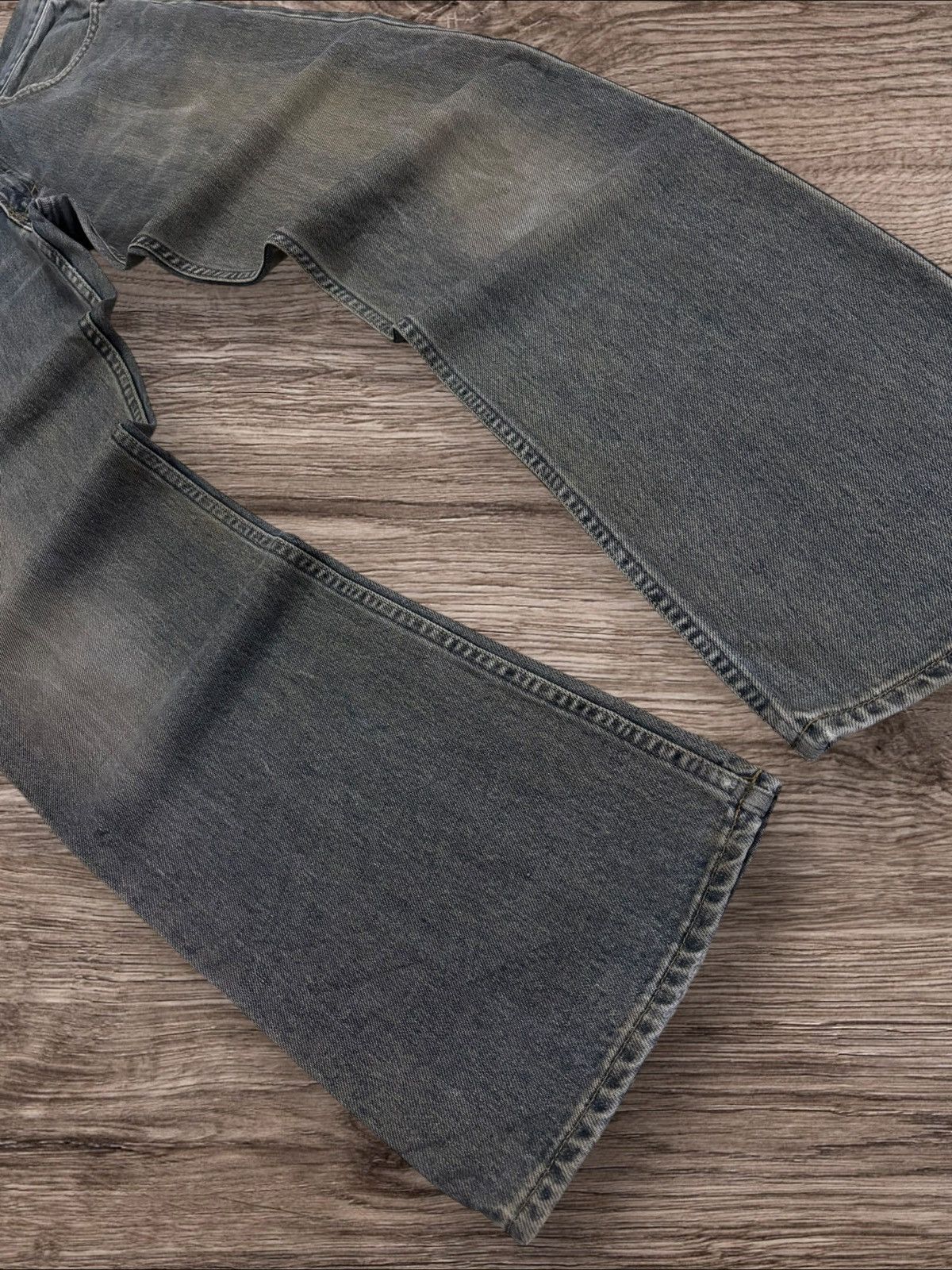 Gap Y2K GAP Bootcut Mud Washed Grunge Jeans Size US 30 / EU 46 - 3 Thumbnail