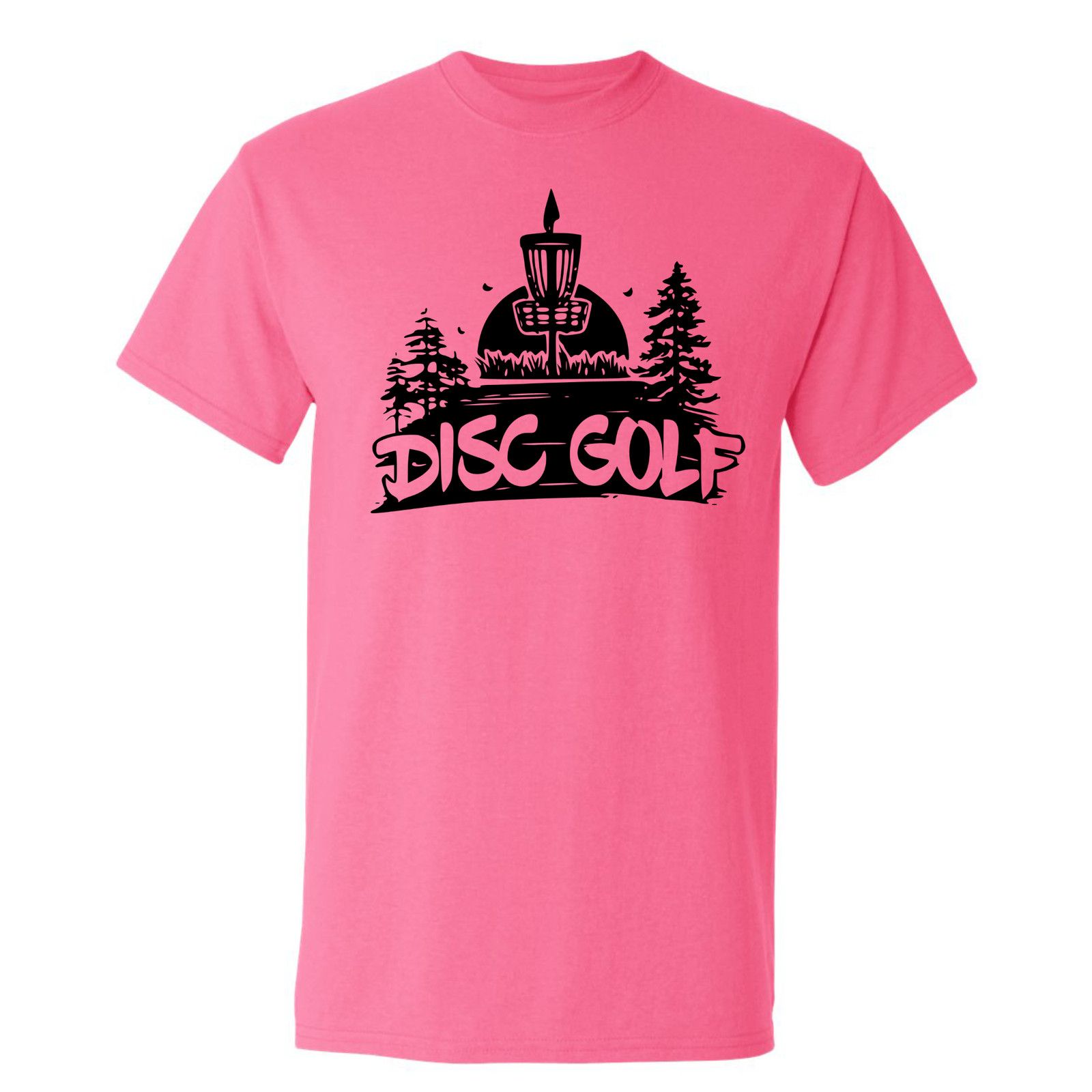 Gildan Disc Golf T Shirt DISCGOLF SUNSET Discgolfer Shirt Size US XL / EU 56 / 4 - 14 Thumbnail