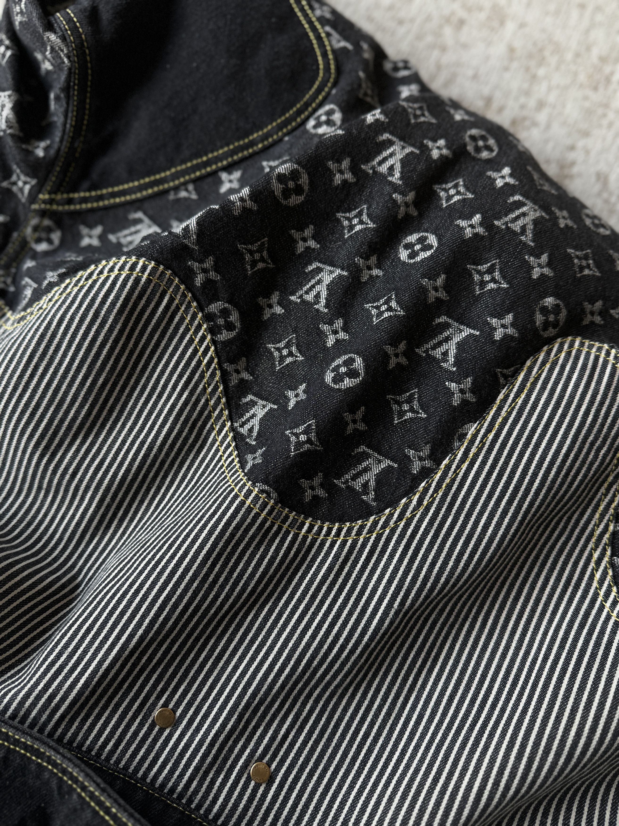 Louis Vuitton LOUIS VUITTON X NIGO DENIM JACKET | SIZE 60 Size US XXL / EU 58 / 5 - 9 Thumbnail
