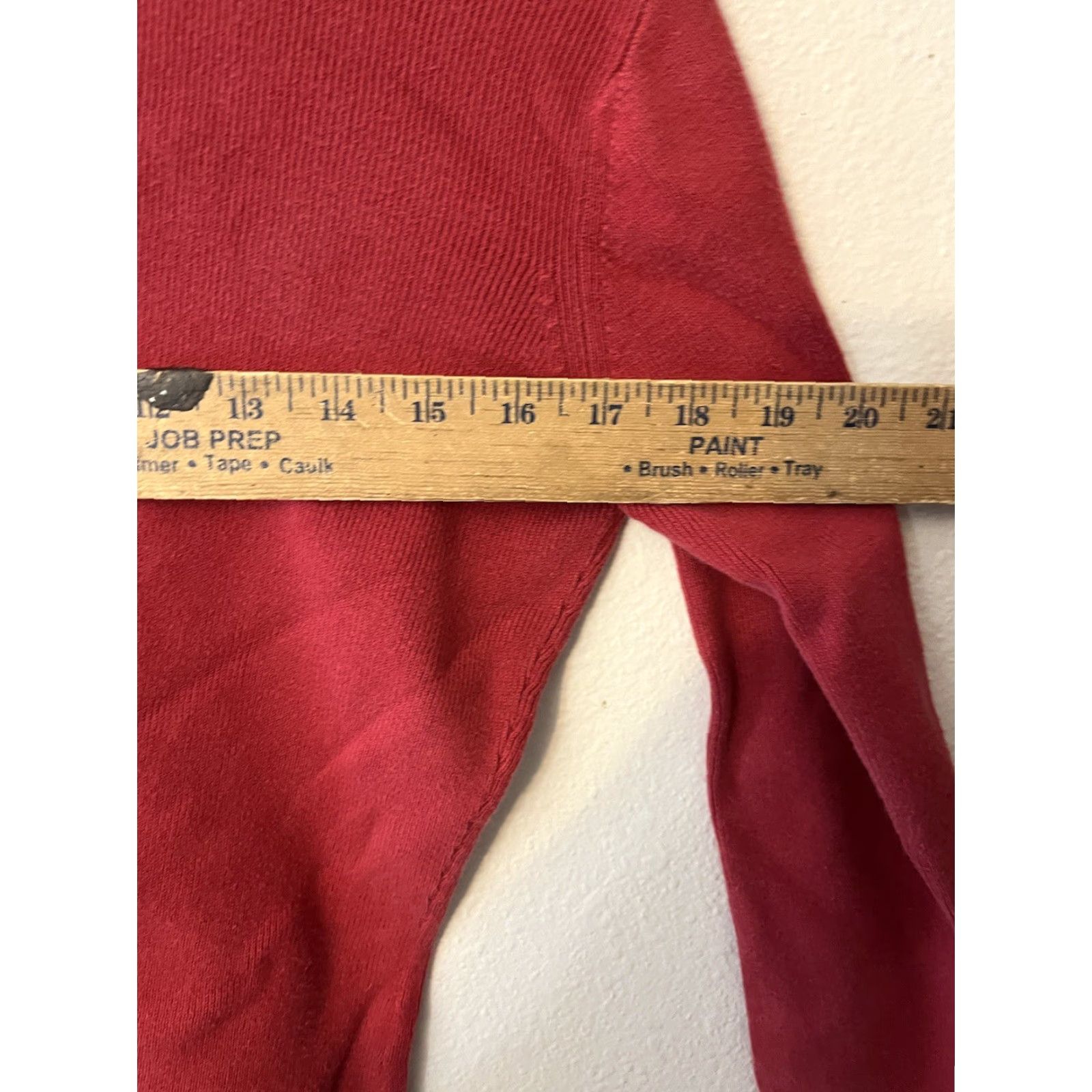 Gap GAP Red Sweater, Women's Medium V-neck, Stretch Sweater Size M / US 6-8 / IT 42-44 - 5 Thumbnail