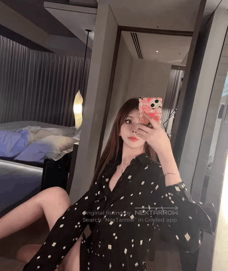 Saint Laurent Paris Saint Laurent Paris Silk Black and White Checkered Shirt i Size S / US 4 / IT 40 - 8 Thumbnail