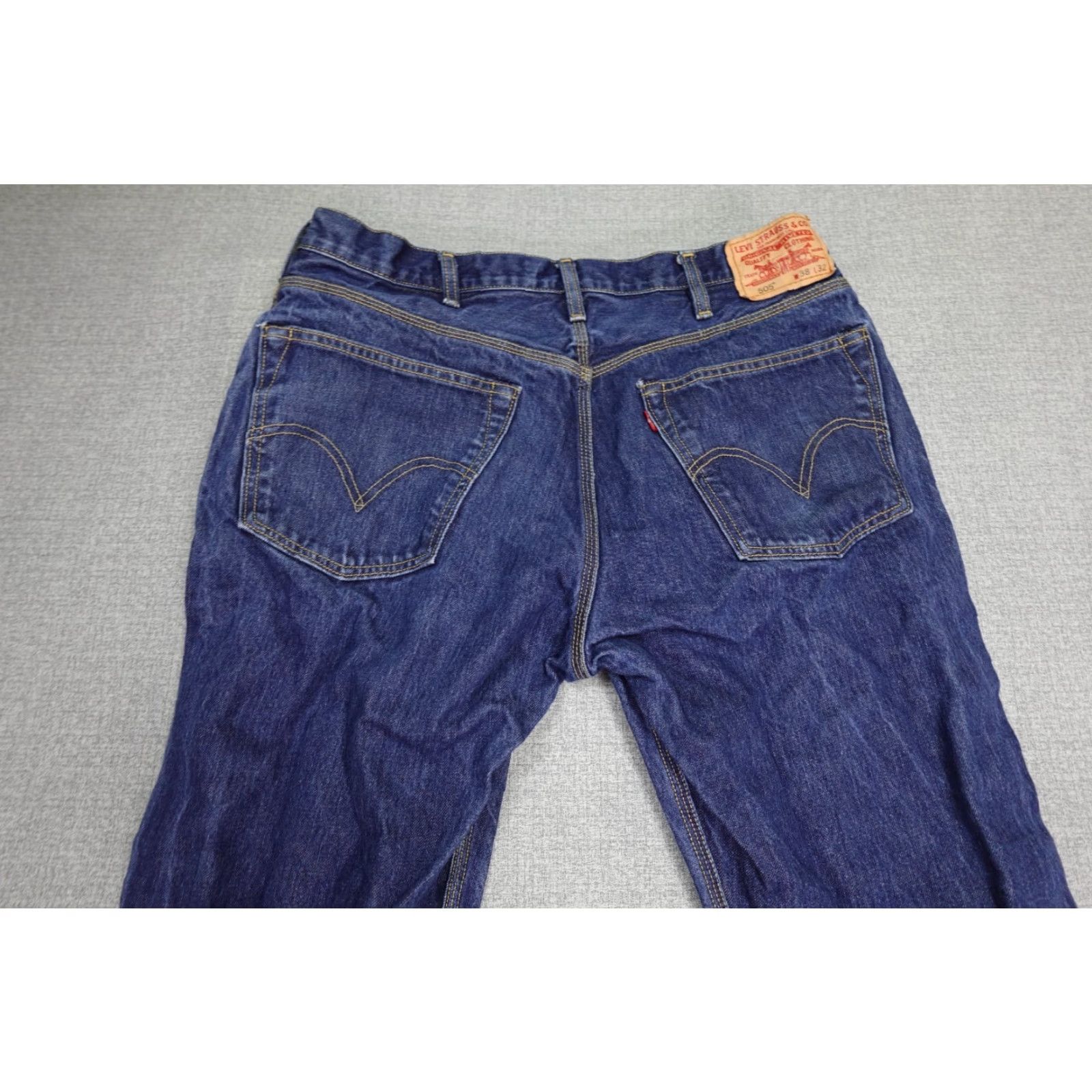 Levi's Levi's 505 Jeans Men's 38x32 Blue Relaxed Fit Denim USA Western Rancher Size US 38 / EU 54 - 5 Thumbnail