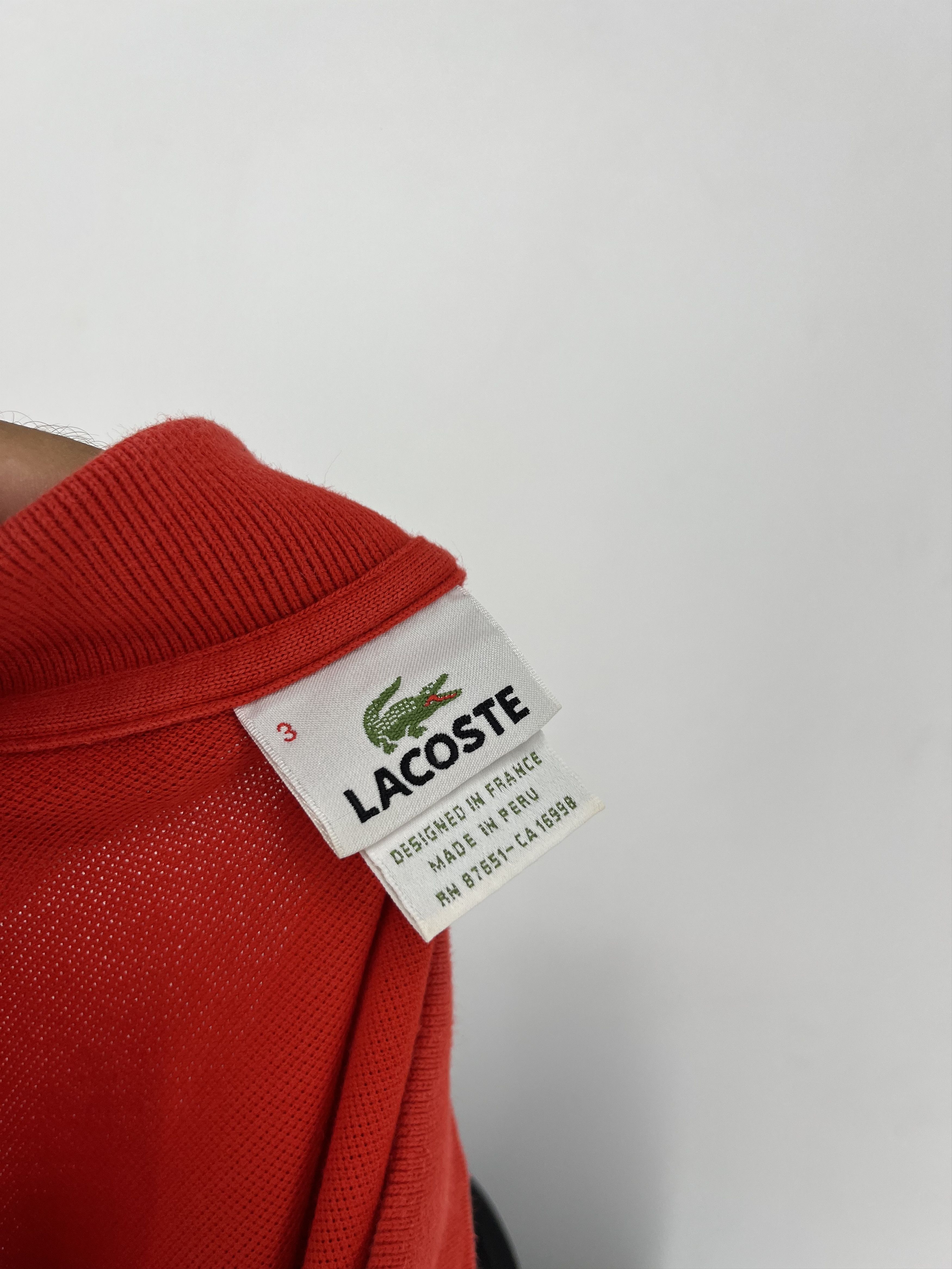 Lacoste Vintage Y2K Lacoste Big Logo T-Shirts Size US S / EU 44-46 / 1 - 9 Thumbnail