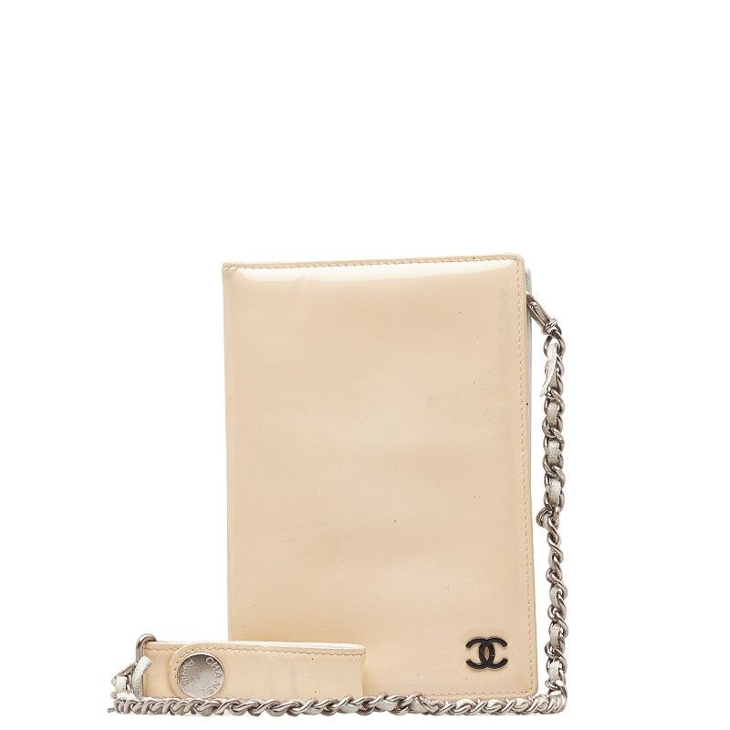 Chanel Chanel Chanel Coco Mark Card Case Patent Leather Leather Card Case Size ONE SIZE - 1 Thumbnail