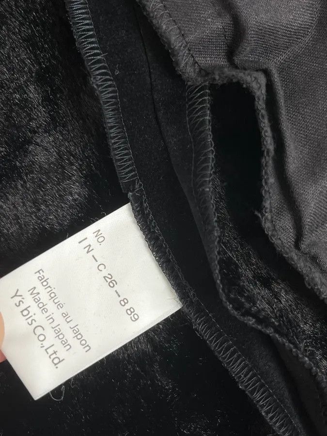 Yohji Yamamoto 2000s Yohji Yamamoto Y’s Black Faux Suede Double Breasted Jacket Size US M / EU 48-50 / 2 - 10 Thumbnail