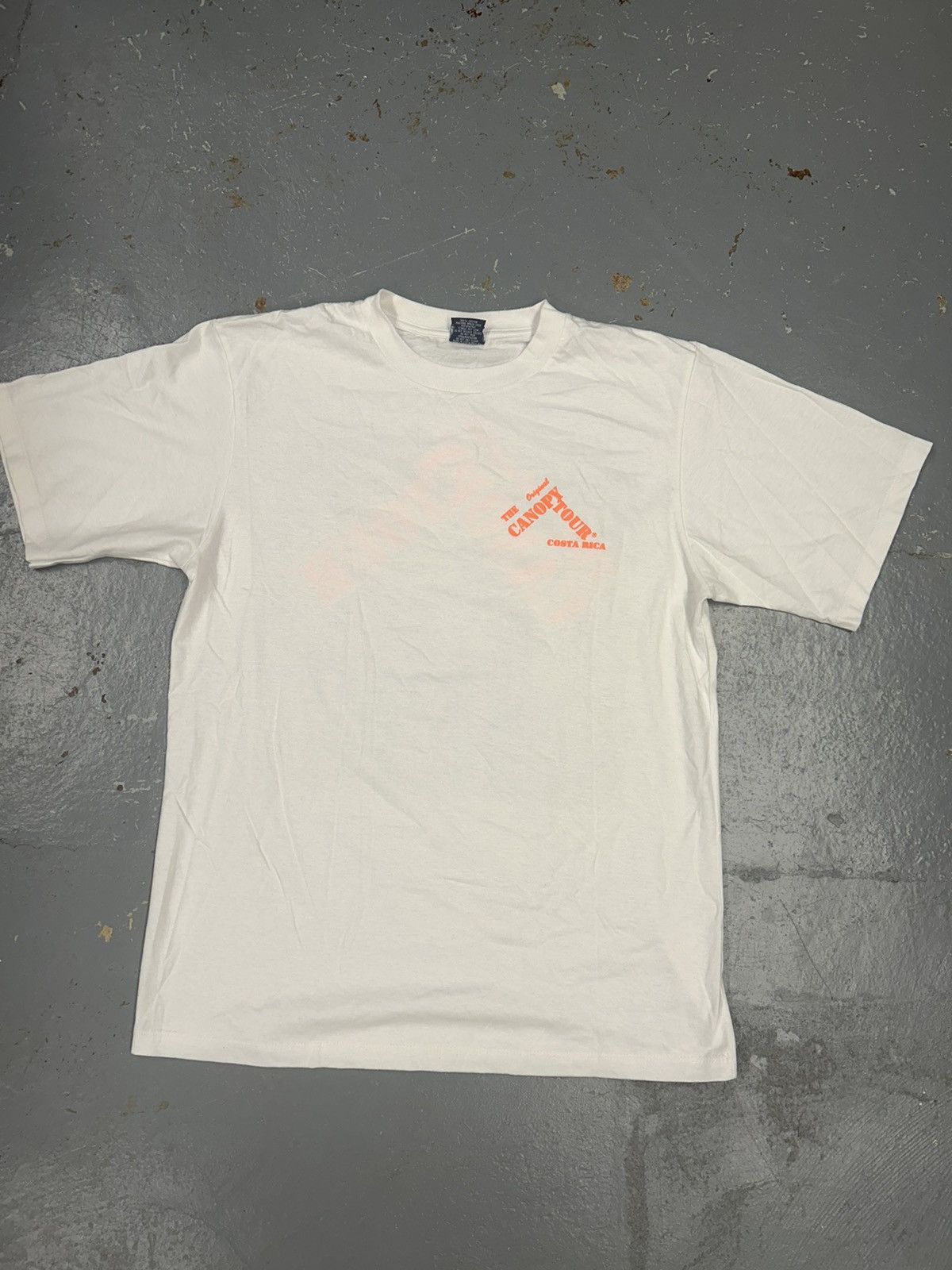 Vintage Crazy Vintage White Graphic Nature Tee Shirt Essential Y2K Size US L / EU 52-54 / 3 - 1 Thumbnail