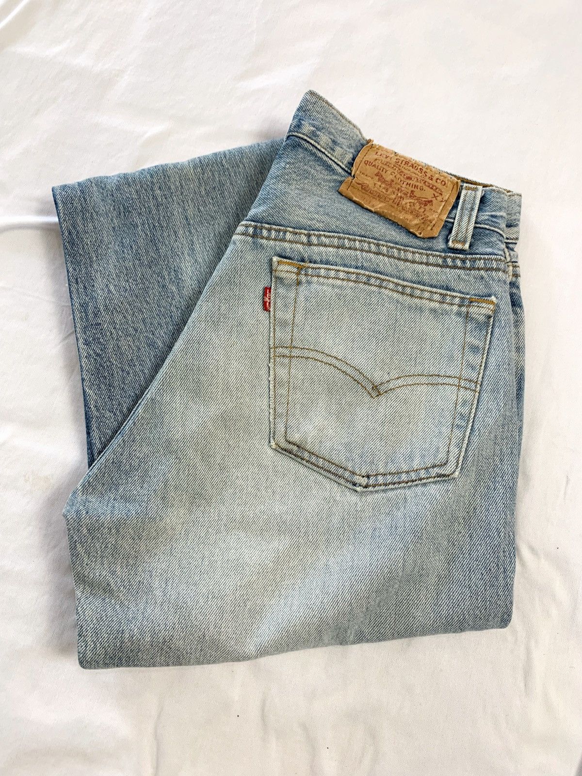 Levi's Vintage Clothing 90s levis 501 vintage jeans blue wash usa made Size US 28 / EU 44 - 1 Thumbnail