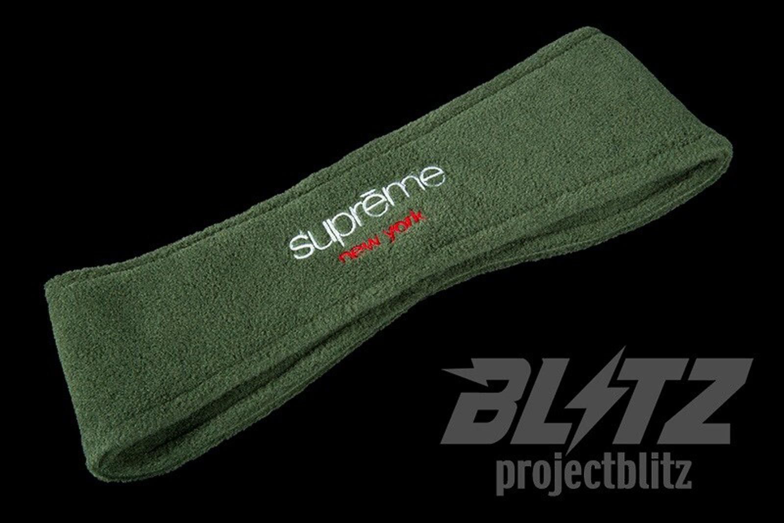 New Era FW18 Supreme Polartec Headband Dark Green 2018 Size ONE SIZE - 2 Thumbnail