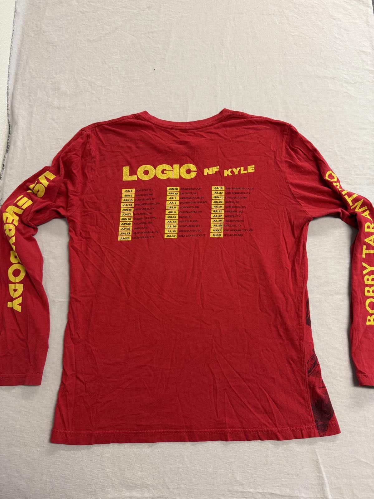 Designer Logic Rap T-shirt Bobby Tarantino Tour Long Sleeve L Size US L / EU 52-54 / 3 - 2 Thumbnail