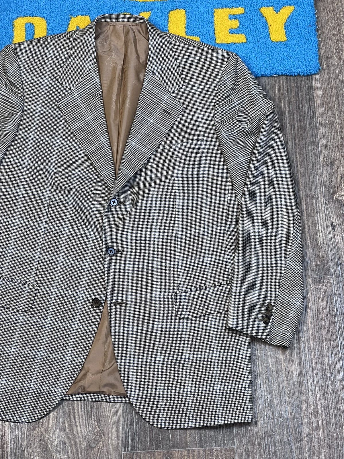 Brioni Brioni Parigi Wool Grey Checked Blazer Jacket size 50 Size 50S - 2 Thumbnail
