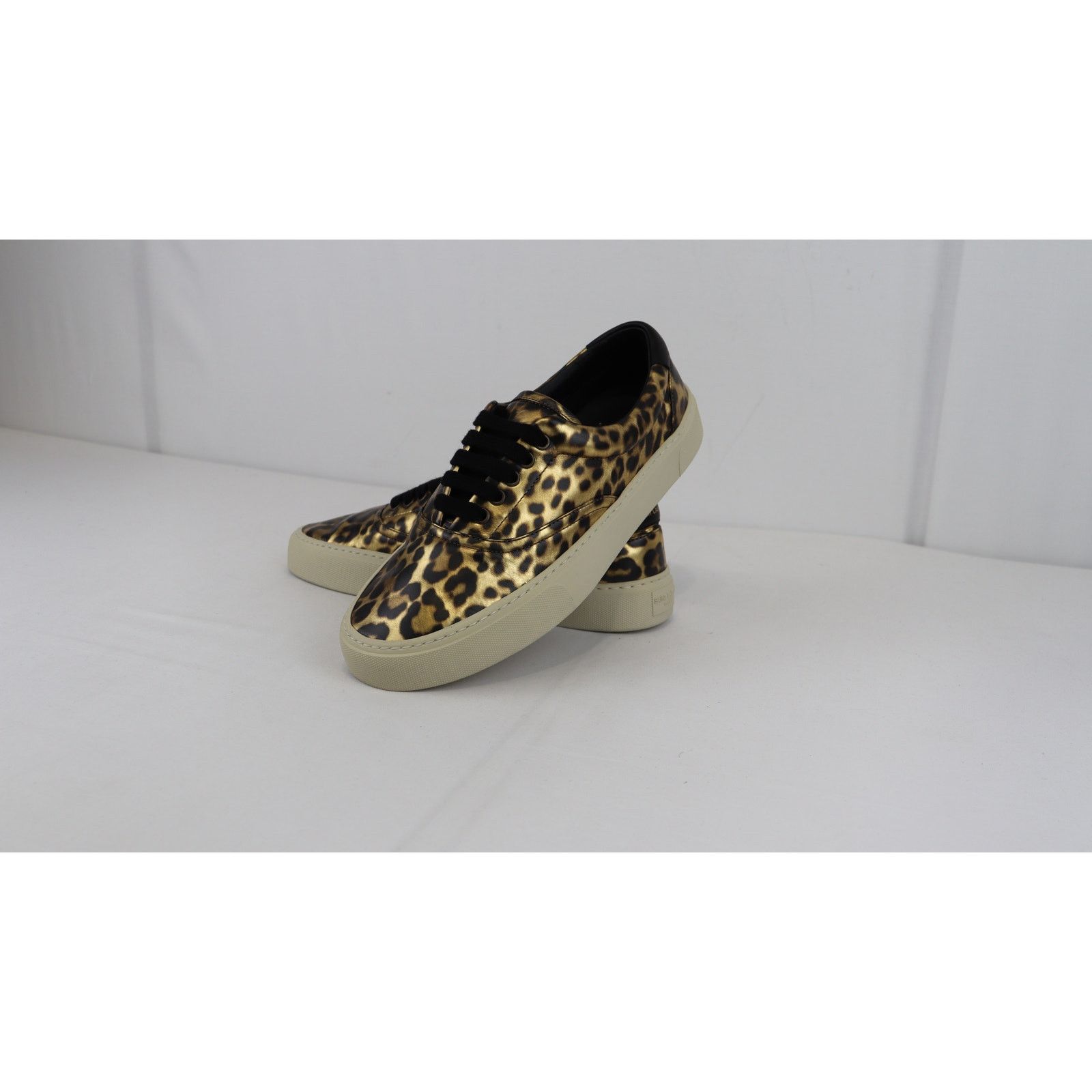 Saint Laurent Paris o1rshd1 New Silky Leo Fix/Moon Plus Shoes in Nero Size US 8 / EU 41 - 7 Thumbnail