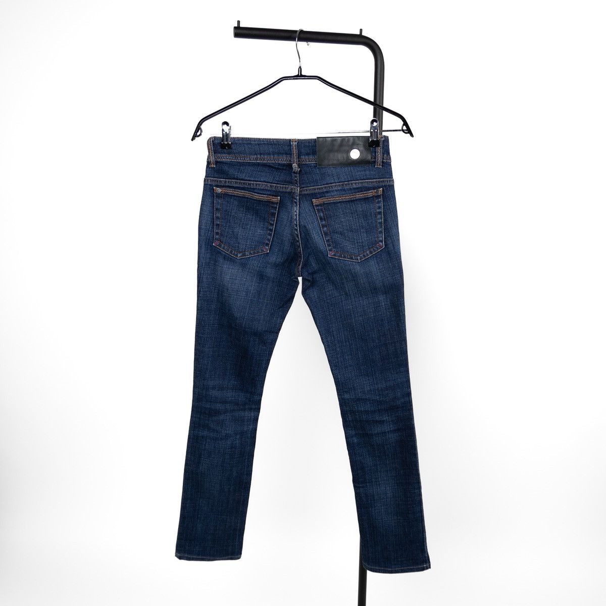 Other High Couture Womens Jeans Blue Slim Fit Button Detail Denim Size 27" / US 4 / IT 40 - 2 Thumbnail