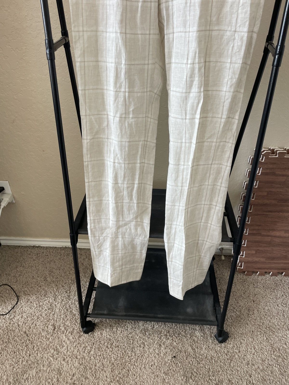 Suitsupply Brescia Model FF linen trousers Size US 35 - 3 Thumbnail