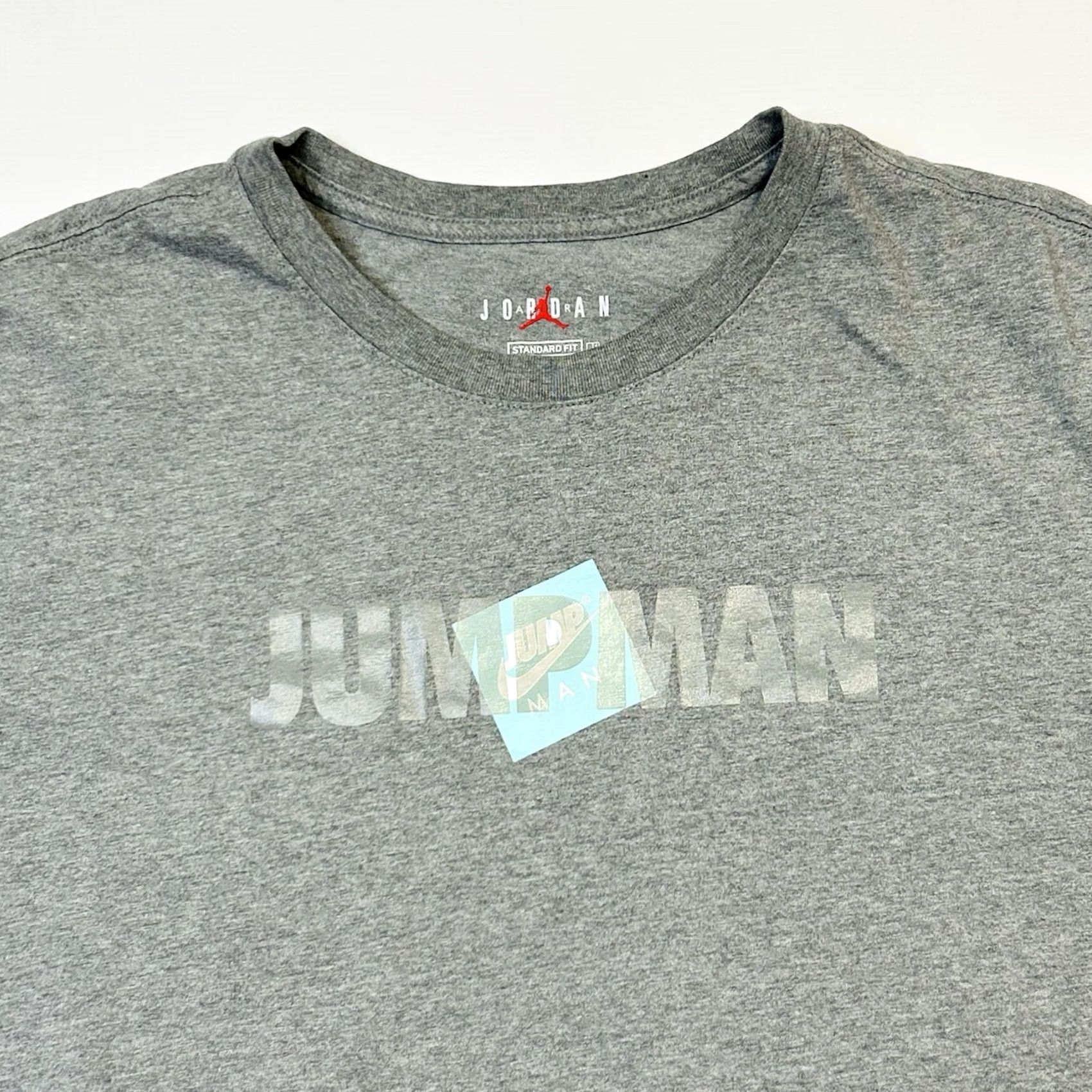 Nike Nike Air Jordan Jumpman Logo T Shirt Mens XXL Gray CV3405 Size US XXL / EU 58 / 5 - 2 Thumbnail