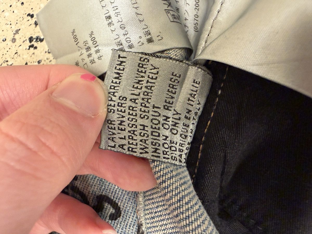 Dior Dior Homme SS15 Runway Handwritten Script Denim Size US 32 / EU 48 - 11 Thumbnail