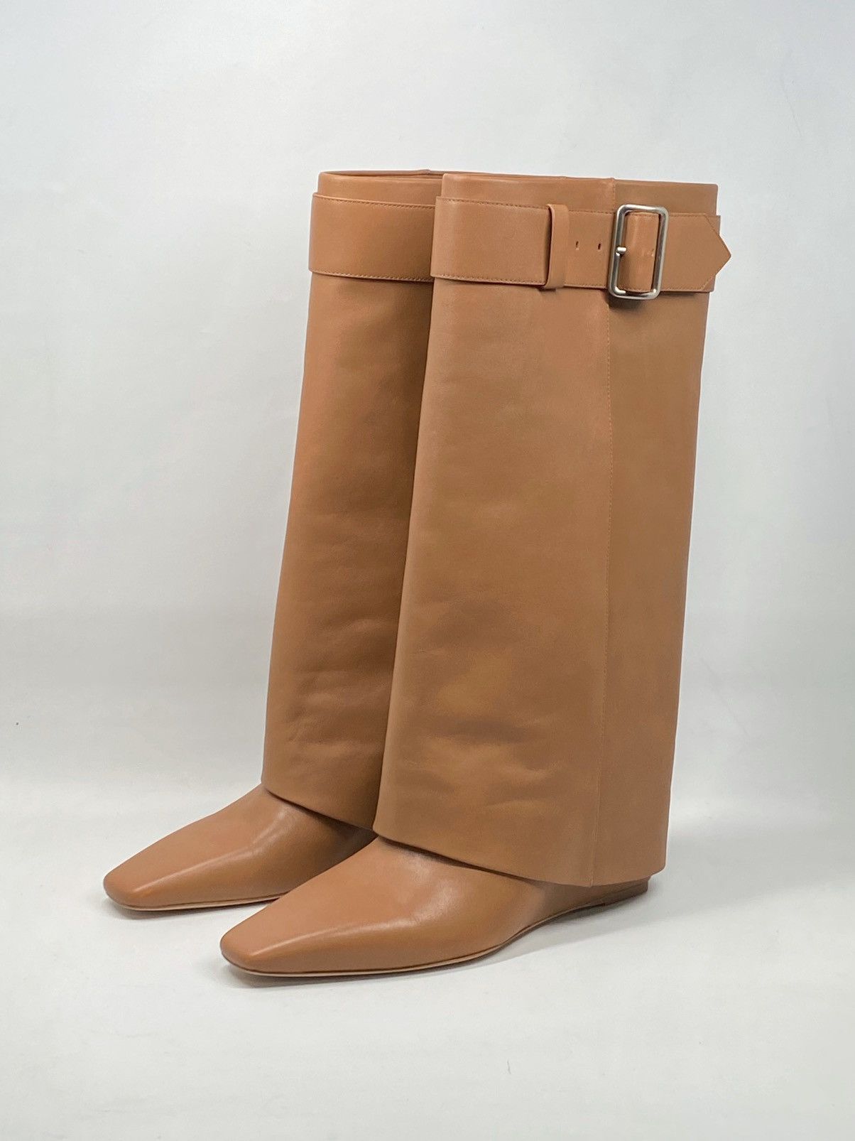 Simkhai Simkhai Belted Foldover Wedge Boots size 39 Size US 9 / IT 39 - 4 Thumbnail