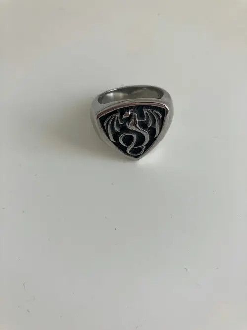 Japanese Brand Viking Fire Dragon Ring Nordic Ethnic Stainless Steel Size ONE SIZE - 3 Thumbnail