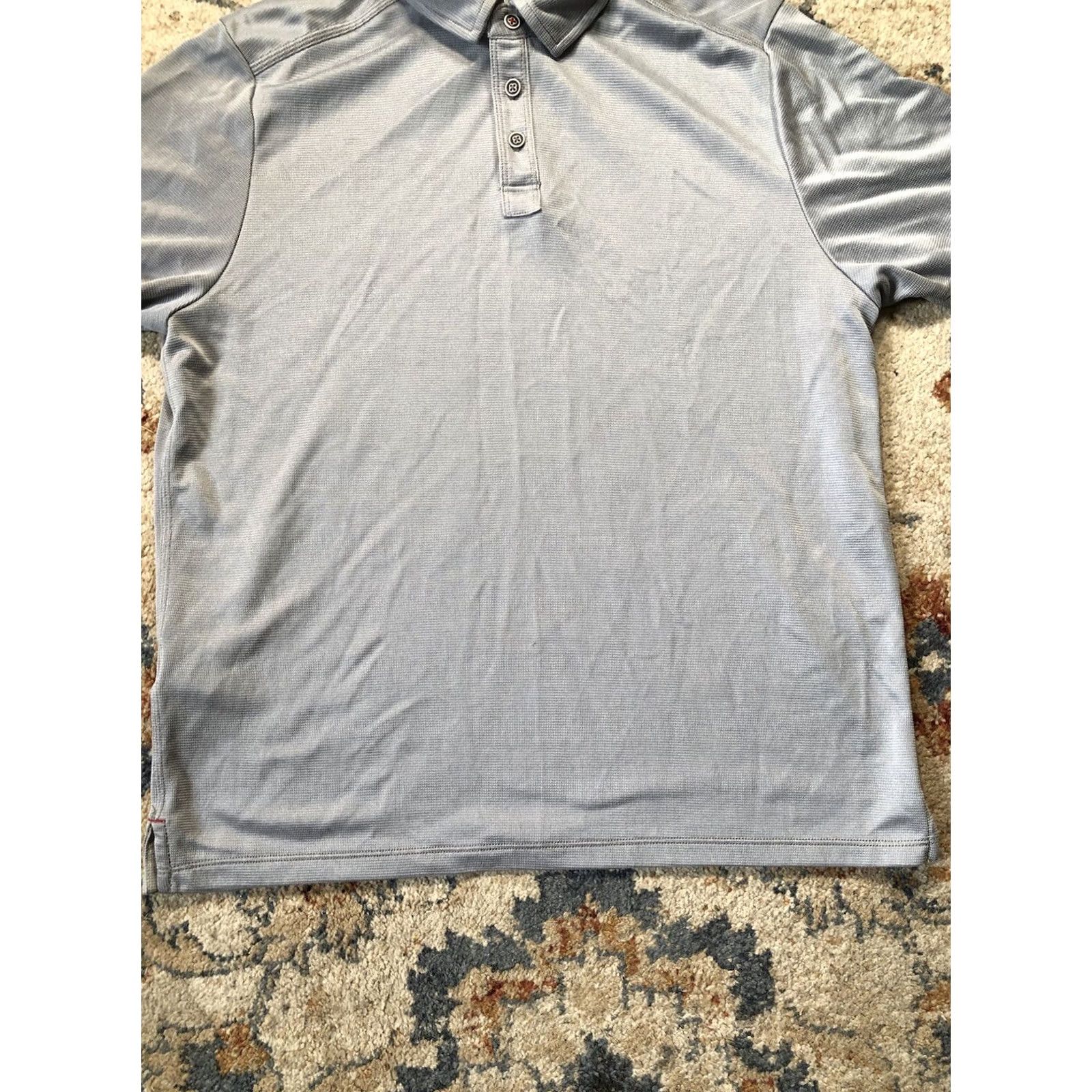 Tommy Bahama Tommy Bahama Polo Shirt Mens Gray Short Sleeve Cotton Blend Regular Fit Casual Golf Beach 90s? Size US M / EU 48-50 / 2 - 5 Thumbnail