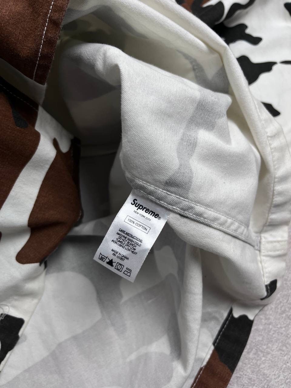 Supreme Supreme FW16 Cow Camo Twill Zip Parka Jacket Medium Size US M / EU 48-50 / 2 - 5 Thumbnail