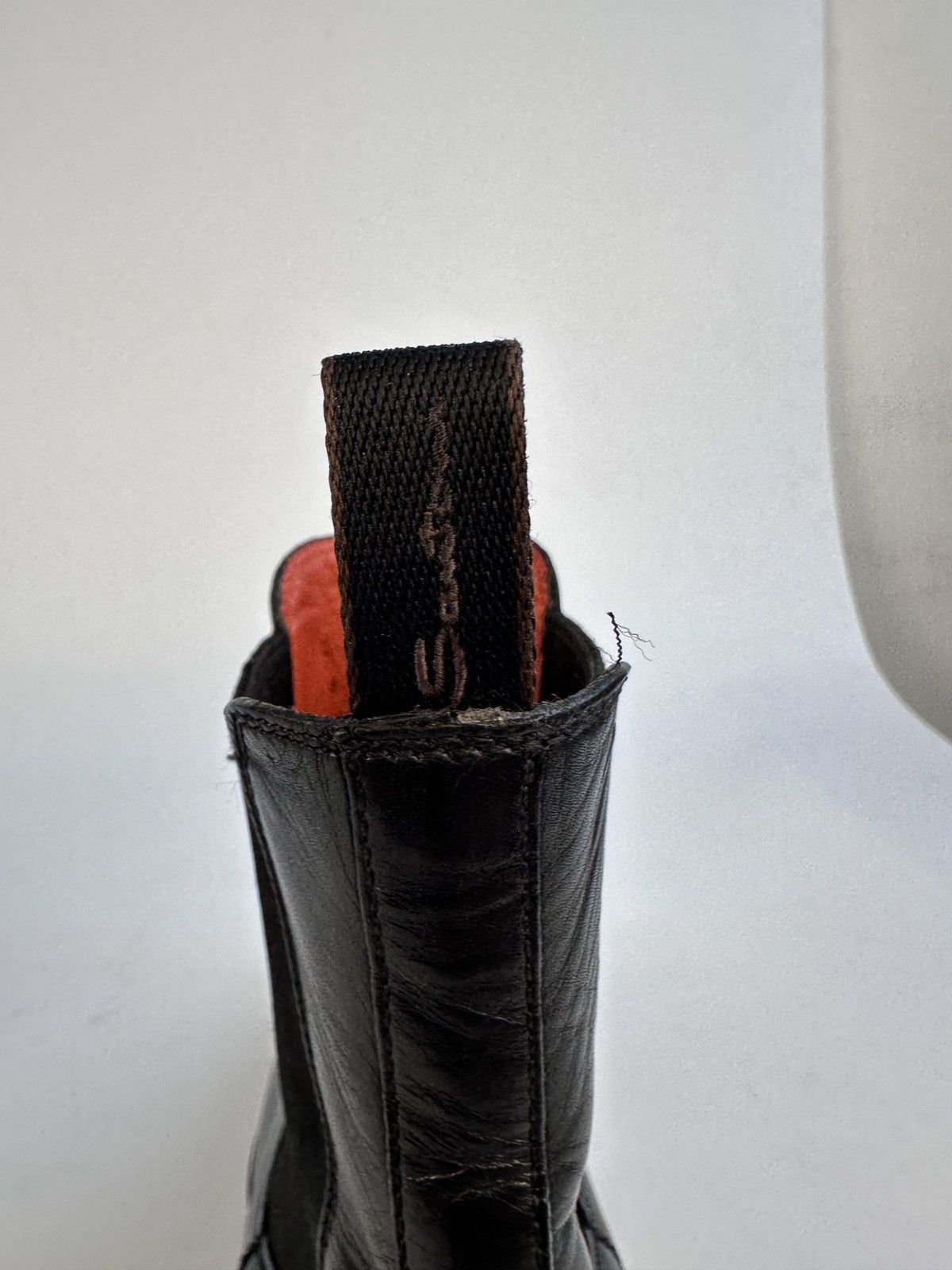 Santoni Santoni Italy Black Leather Chelsea Boots 38.5 Ankle Boots Size US 8 / IT 38 - 9 Thumbnail