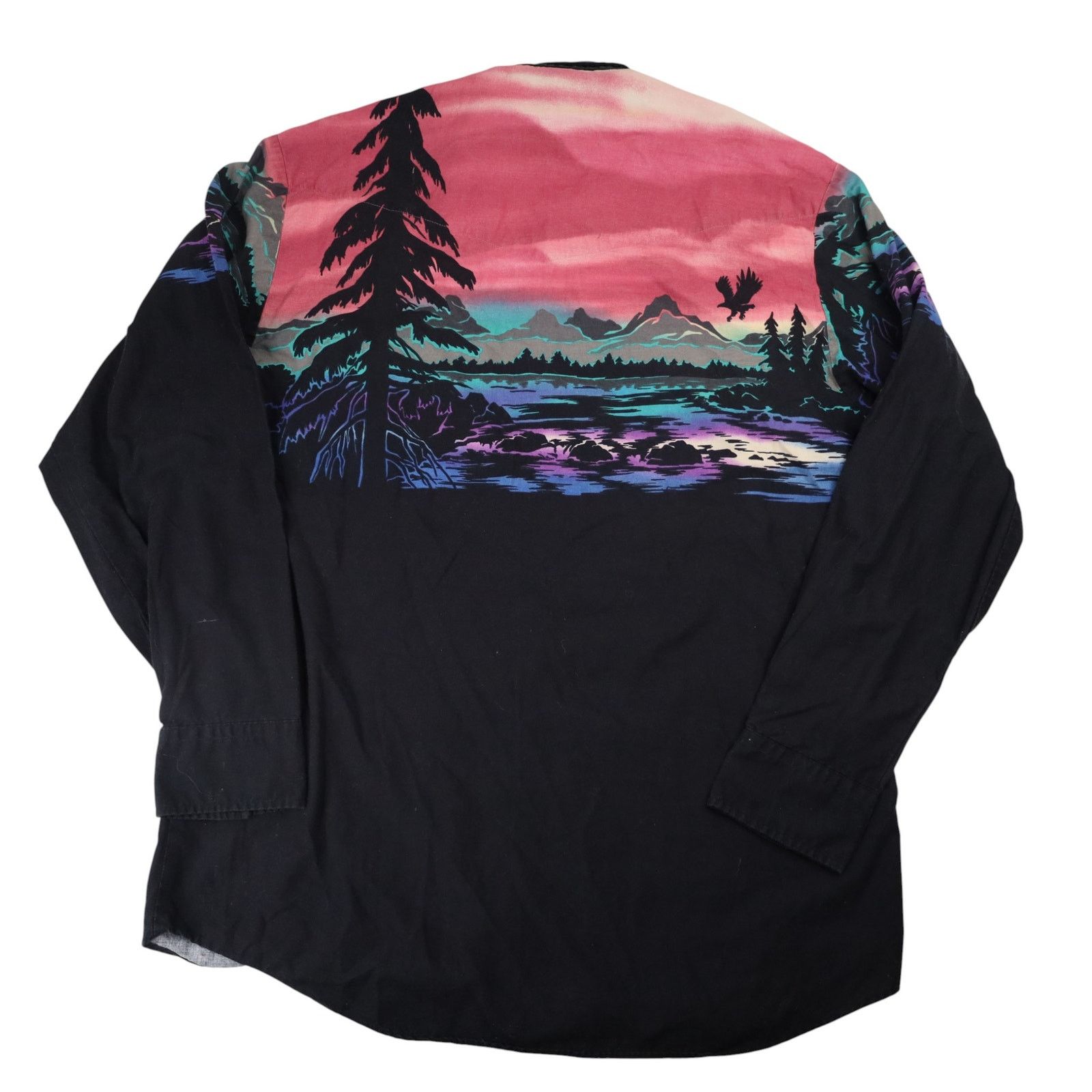 Vintage Vintage Ropers Pastel Nature Scene Button Up Western Shirt Size US XL / EU 56 / 4 - 10 Thumbnail