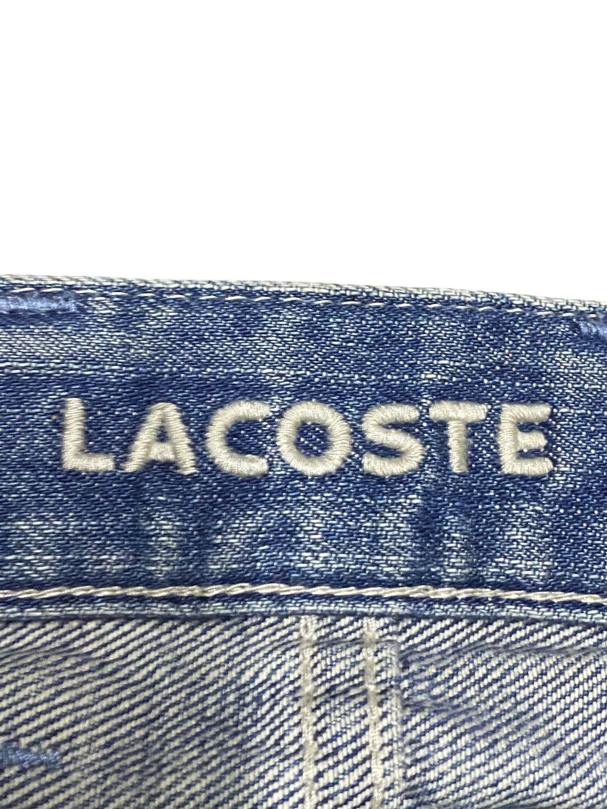 Junya Watanabe × Lacoste Vintage Lacoste Japan Faded Wash Distressed Baggy Jeans Size US 31 - 17 Thumbnail