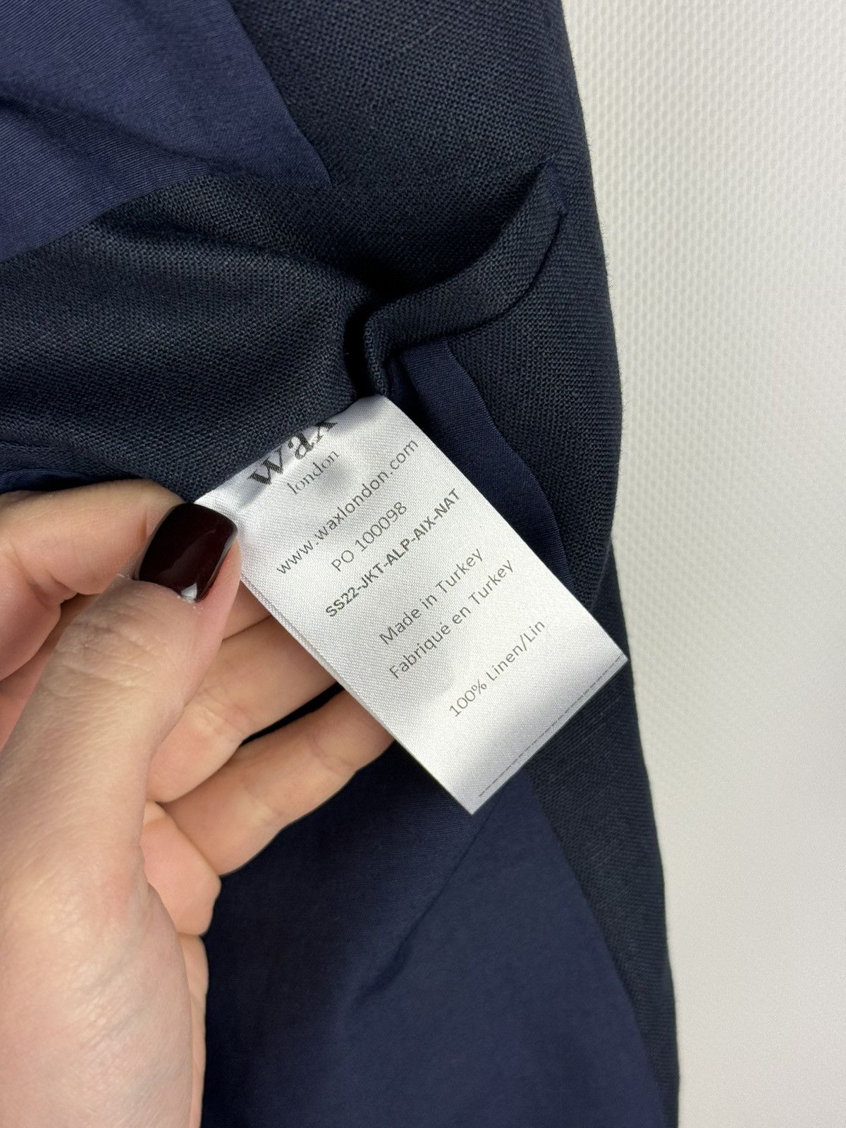 Wax London Wax London Men’s Linen 2 Piece Suit Blazer Jacket Pants Size 42R - 18 Thumbnail