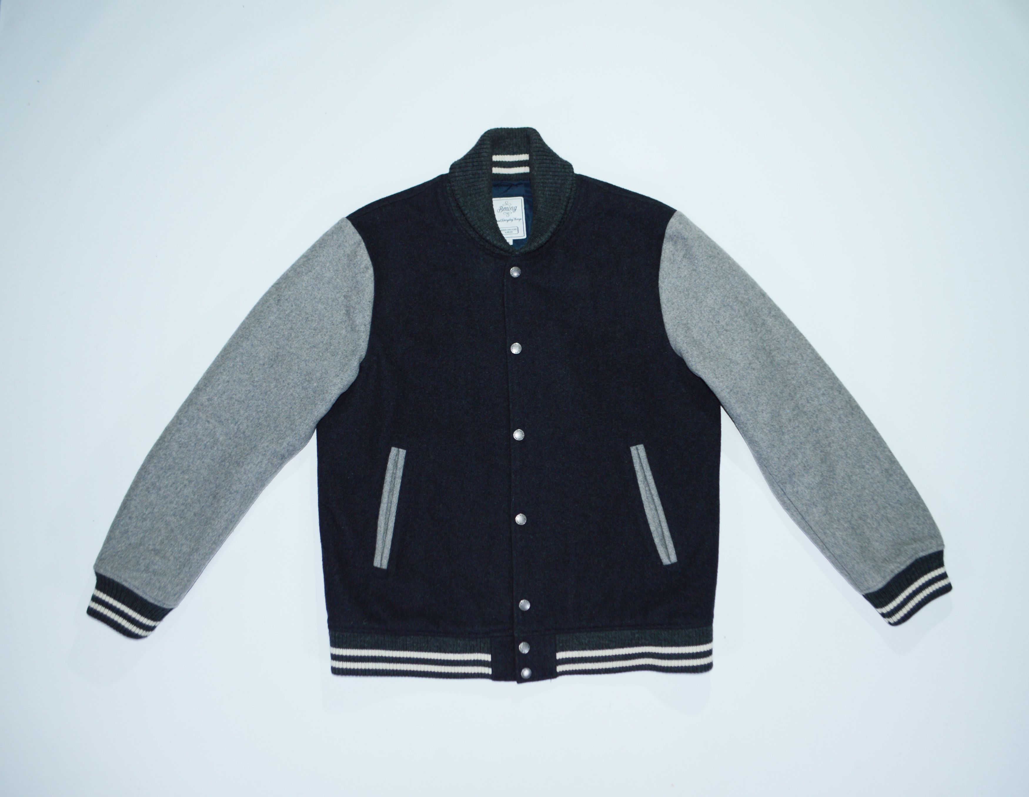 Beams Plus B:Ming Life Store by Beams Wool Snap Jacket Size L Size US L / EU 52-54 / 3 - 1 Thumbnail