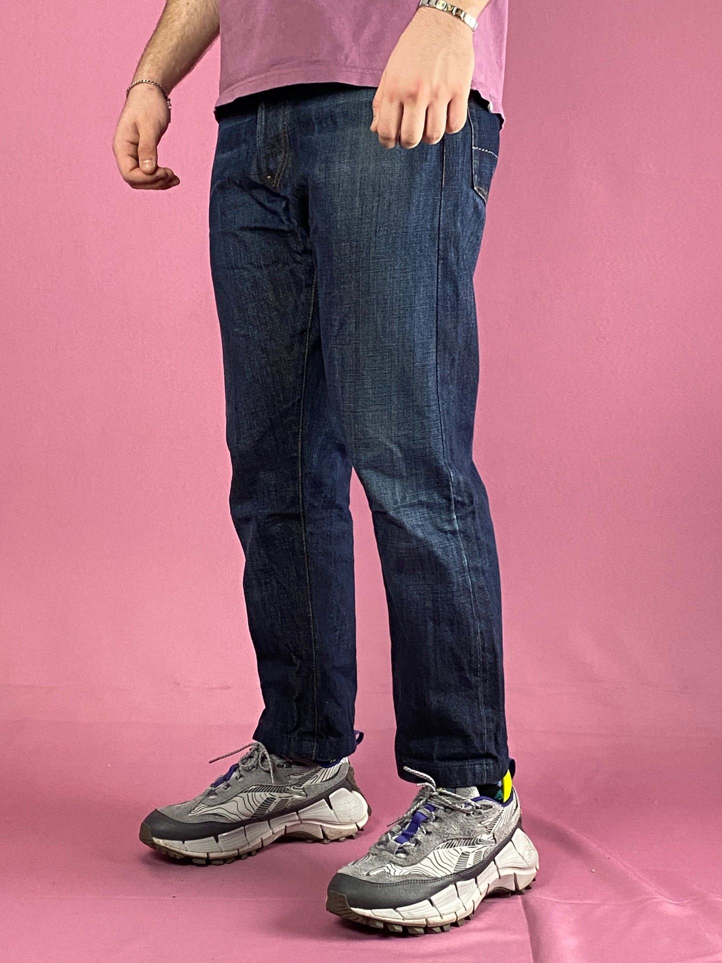 Stone Island × Vintage Stone Island Denim Vintage Men's Shortened Jeans - 40 Size US 40 / EU 56 - 1 Thumbnail
