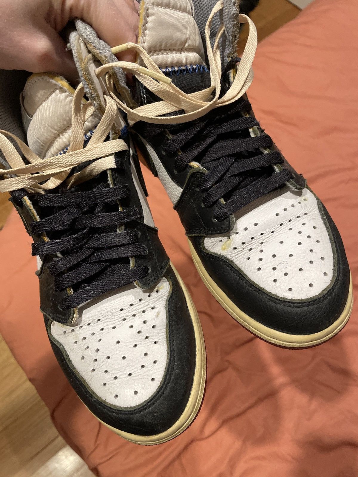 Jordan Brand Union LA x Air Jordan 1 Retro High NRG 'Black Toe' Size US 8 / EU 41 - 9 Thumbnail