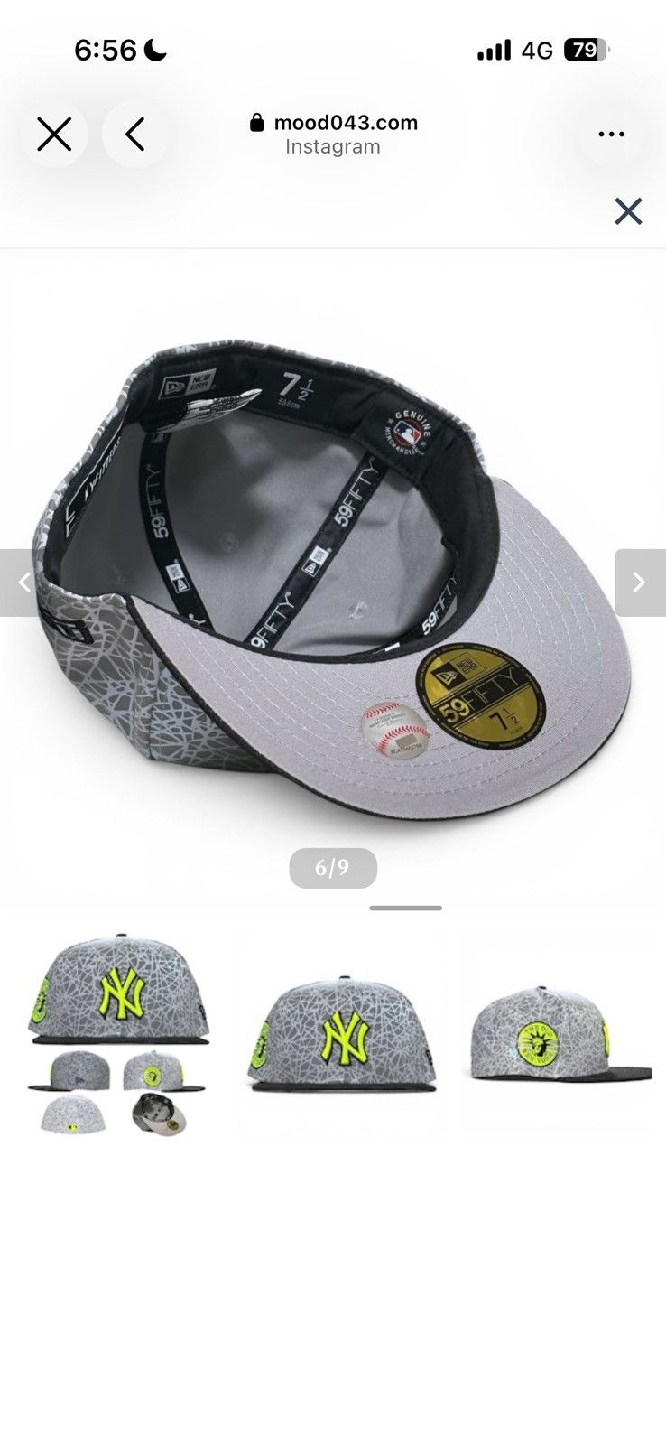 New Era MyFitteds New York Yankees New Era 59Fifty Size 7 3/8 Size ONE SIZE - 3 Thumbnail