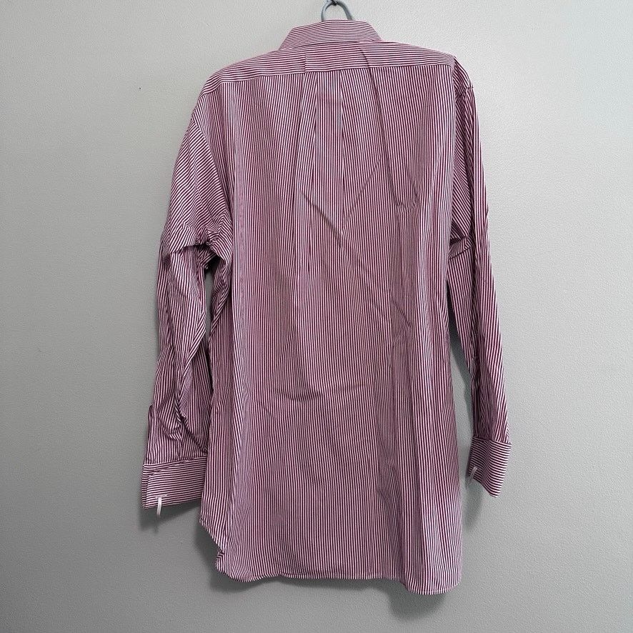Tom James Tom James red striped custom tailored button down Size US L / EU 52-54 / 3 - 3 Thumbnail
