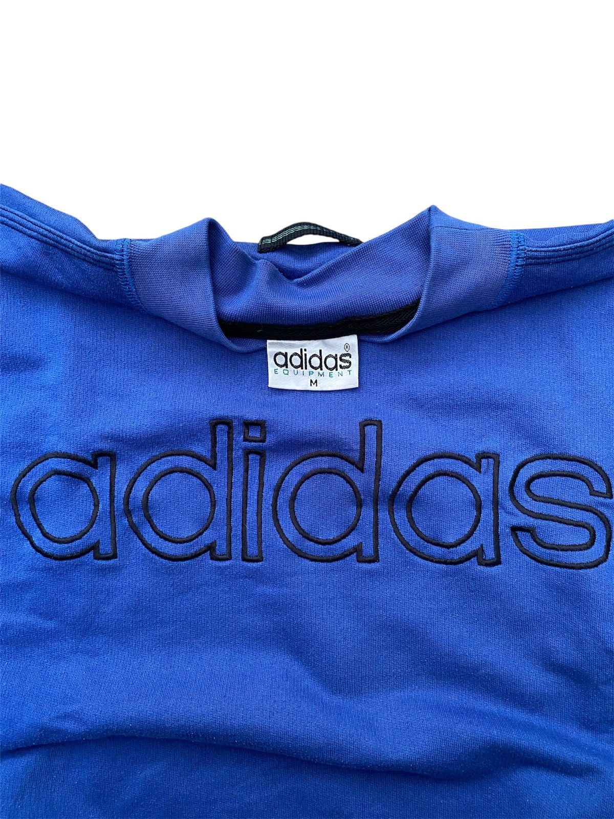 Adidas × Japanese Brand × Vintage Vintage Adidas Equipment Spellout Logo Sweatshirt Size US M / EU 48-50 / 2 - 9 Thumbnail
