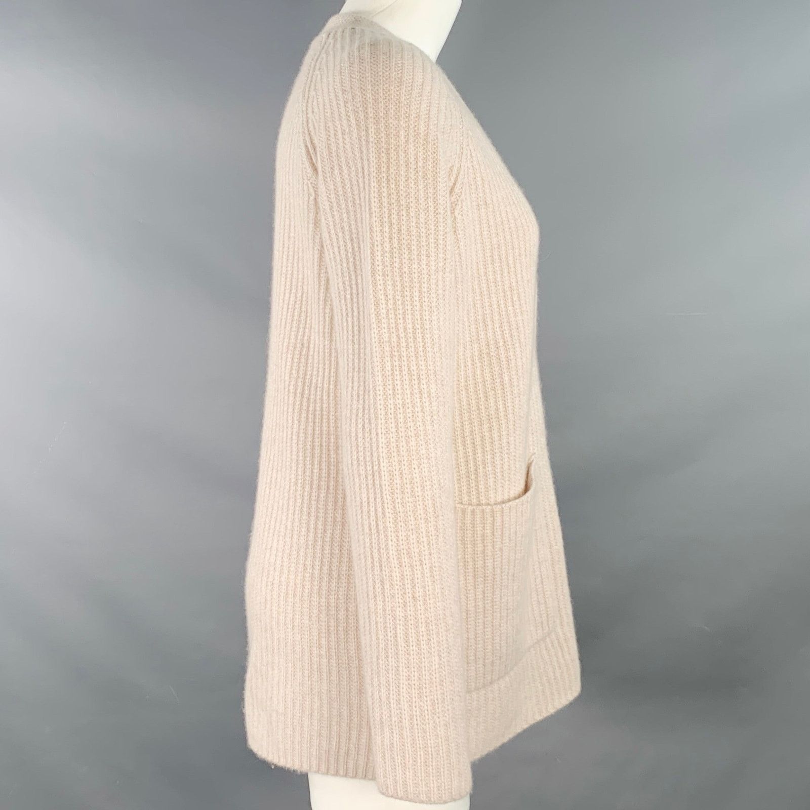 Other THE CASHMERE PROJECT Grey Light Cashmere Oversized Cardigan Size S / US 4 / IT 40 - 2 Thumbnail