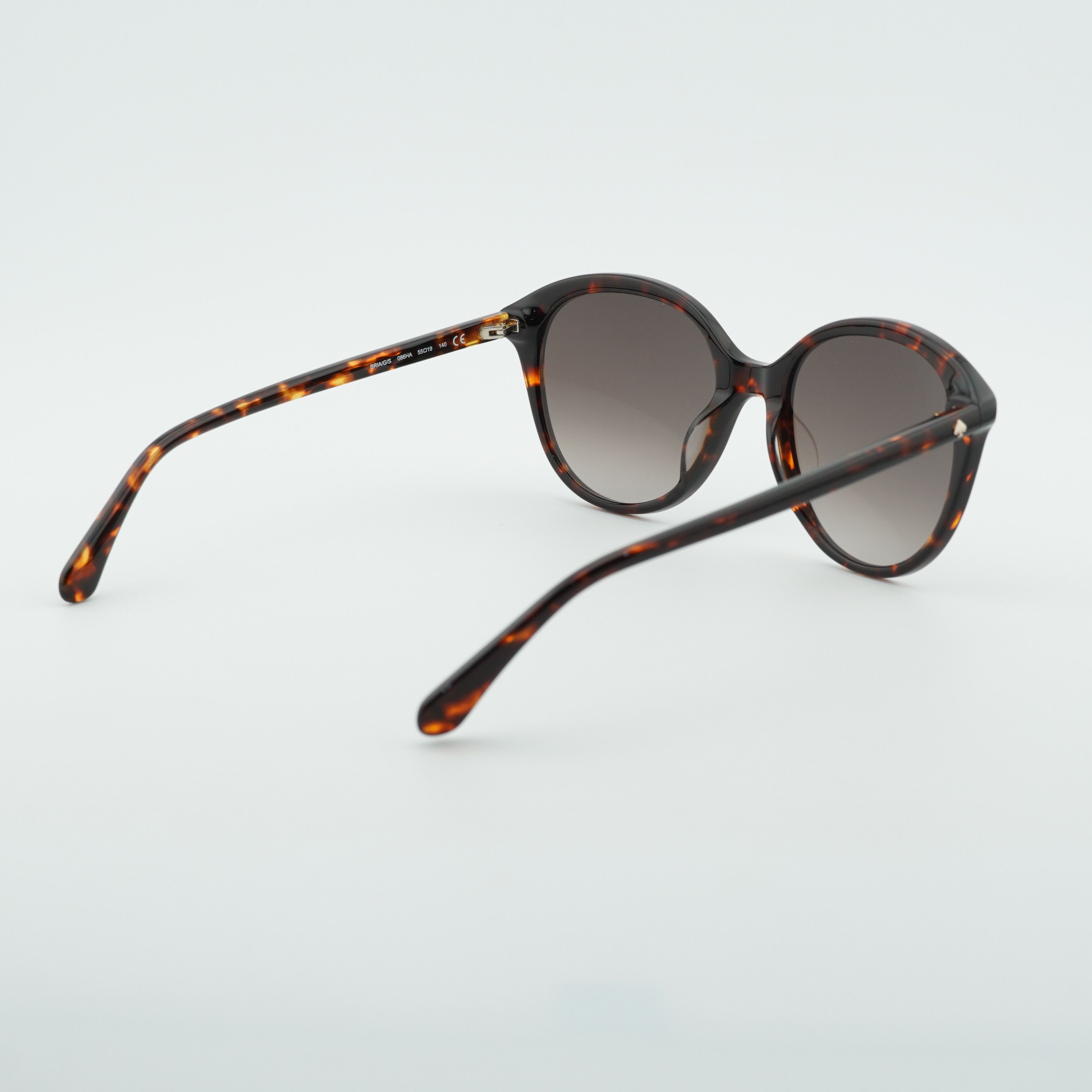 Kate Spade Kate Spade BRIA/G/S 0086 HA Sunglasses Havana Round Frame Size ONE SIZE - 4 Thumbnail