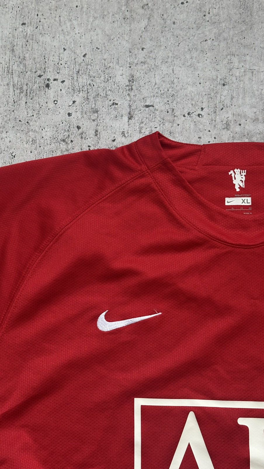 Nike 2007/08 Nike Manchester United Ronaldo Vintage Soccer Jersey Size US XL / EU 56 / 4 - 8 Thumbnail