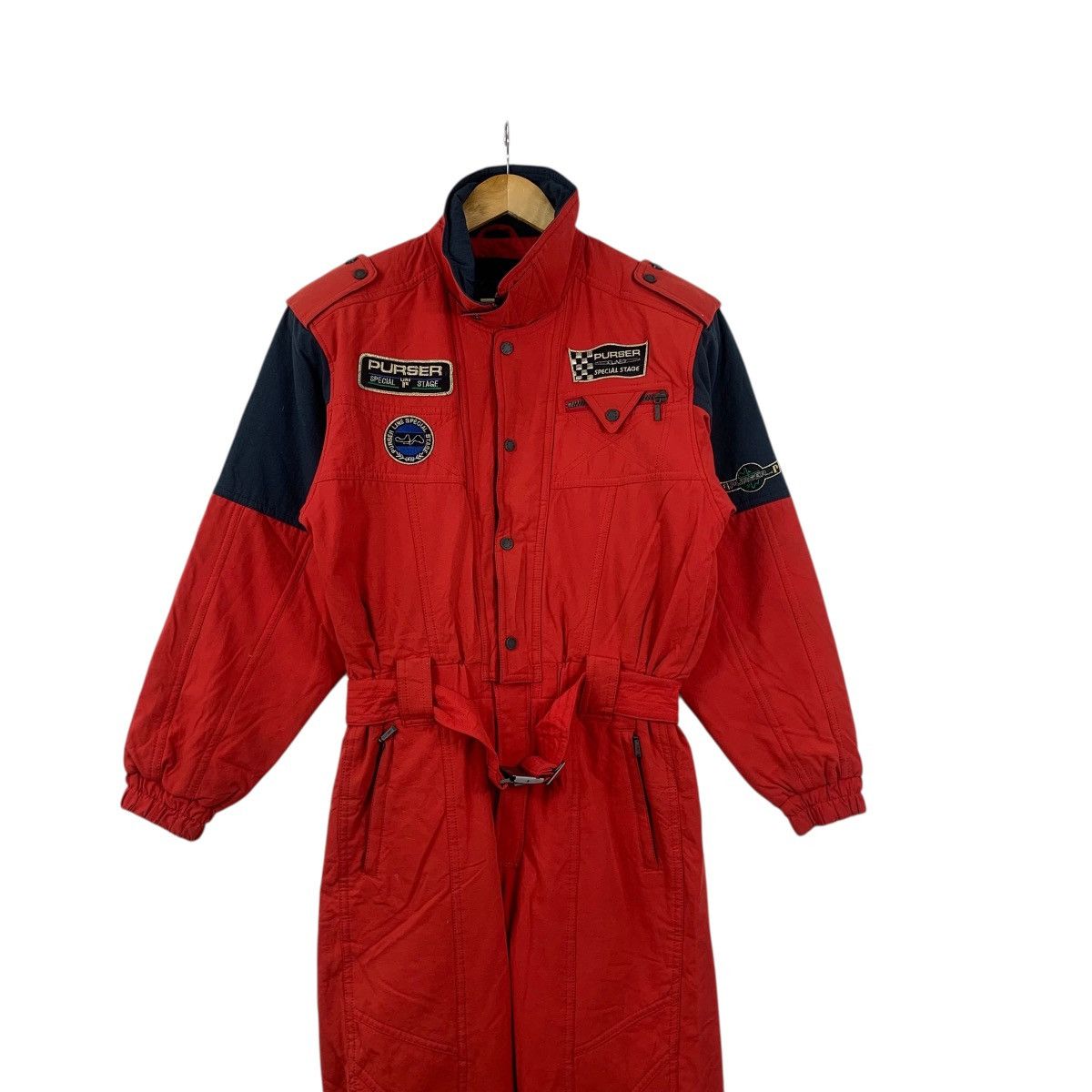 Vintage Vintage TEAM PURSER Formula 1 Pit Staff Coverall Jumpsuits Size US 32 / EU 48 - 2 Thumbnail