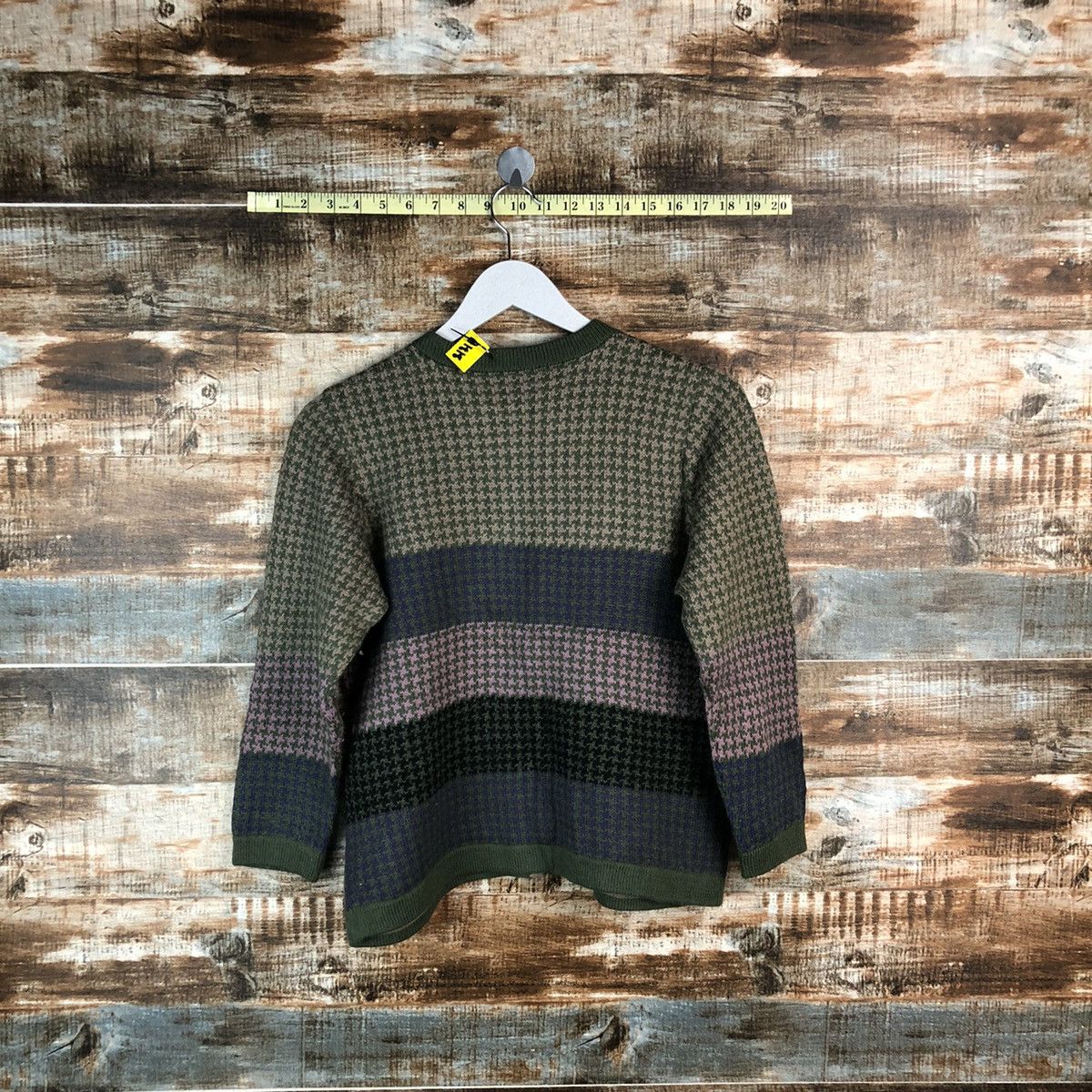 Homespun Knitwear × Japanese Brand Japanese Brand Green Patterneds Knitwear #A1818 Size XS / US 0-2 / IT 36-38 - 9 Thumbnail