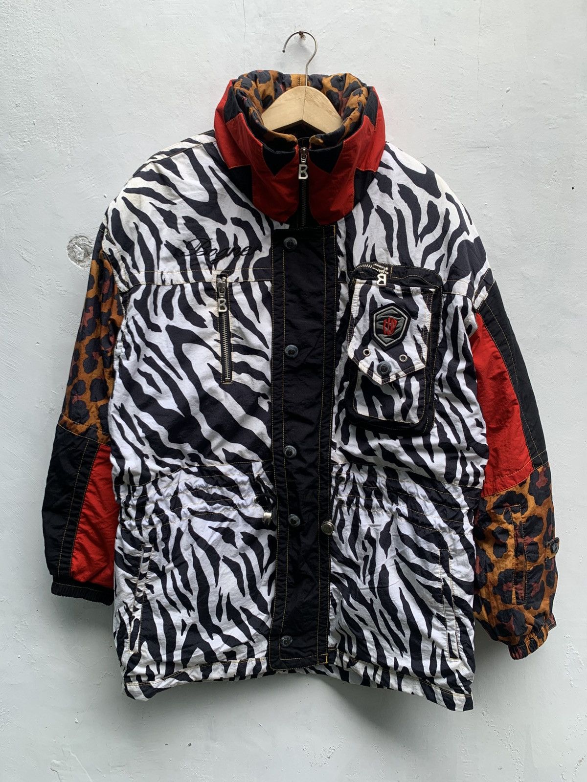 Bogner Vintage bogner wb leopard winter ski jacket Size US L / EU 52-54 / 3 - 1 Thumbnail